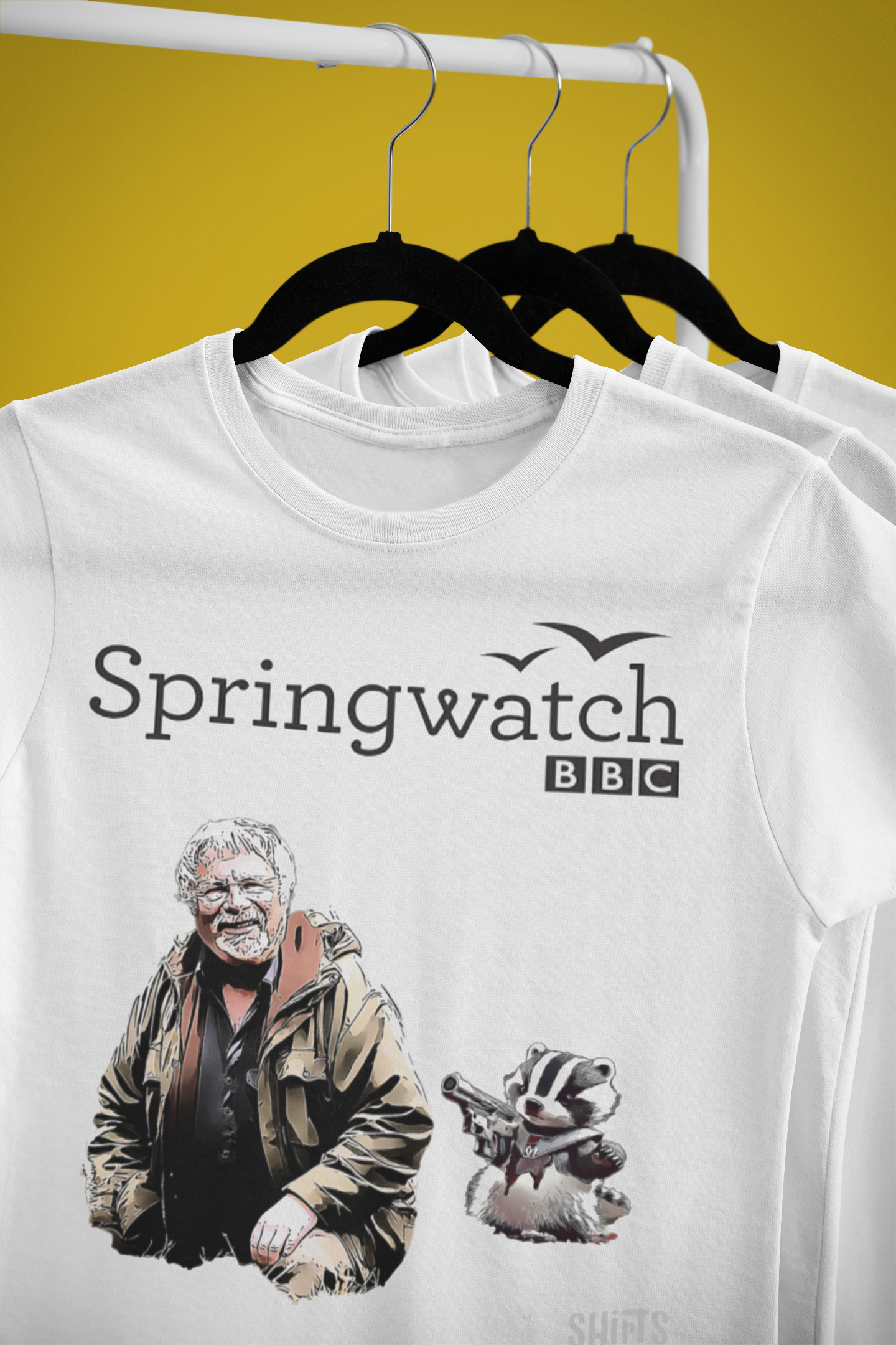 revenge of the badger - springwatch t-shirt