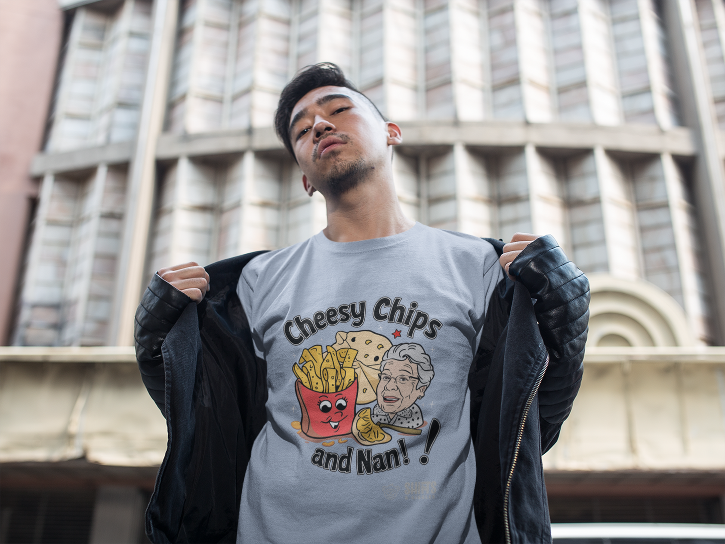 cheesy, chips and naan t-shirt