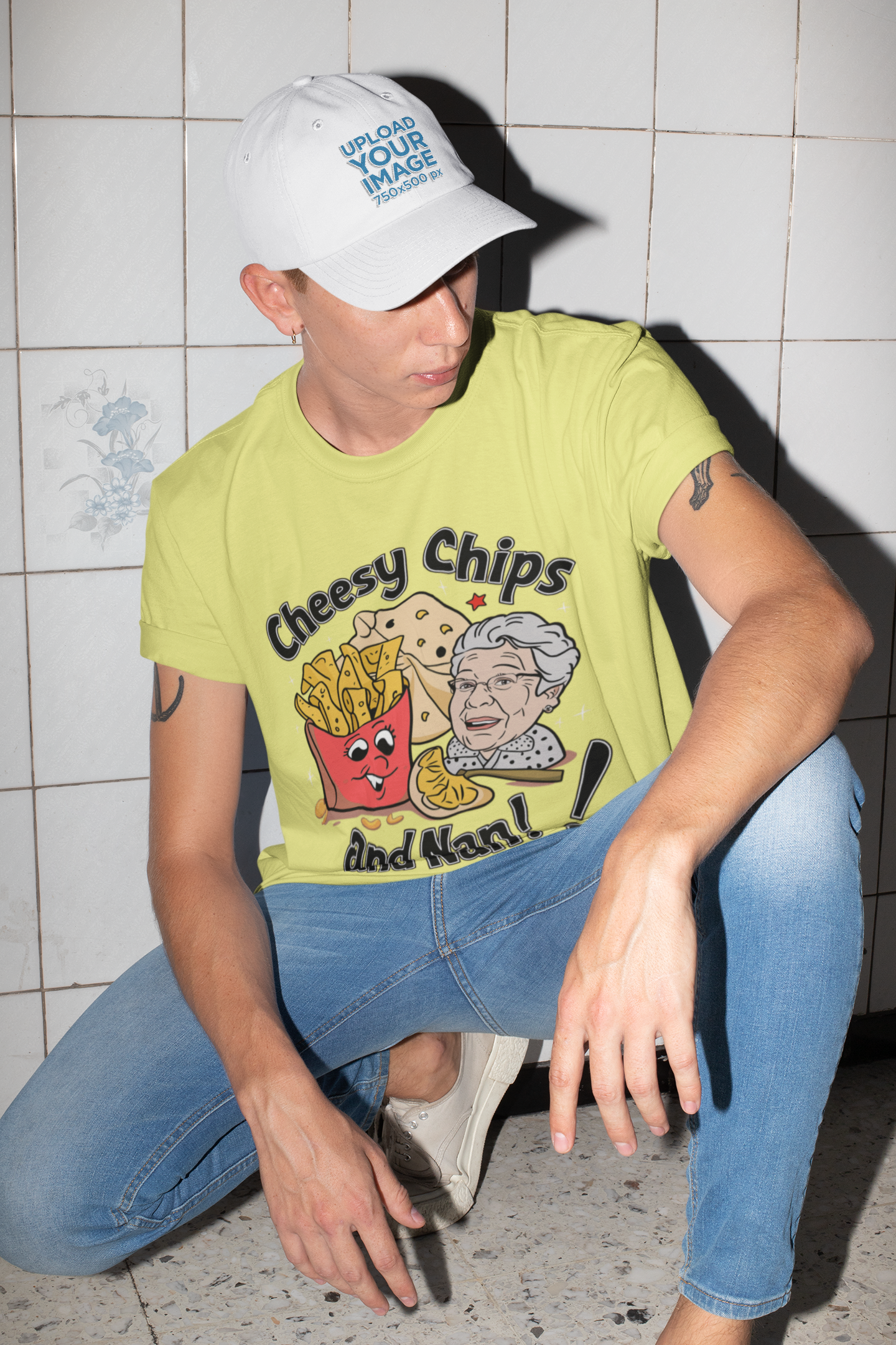 cheesy, chips and naan t-shirt