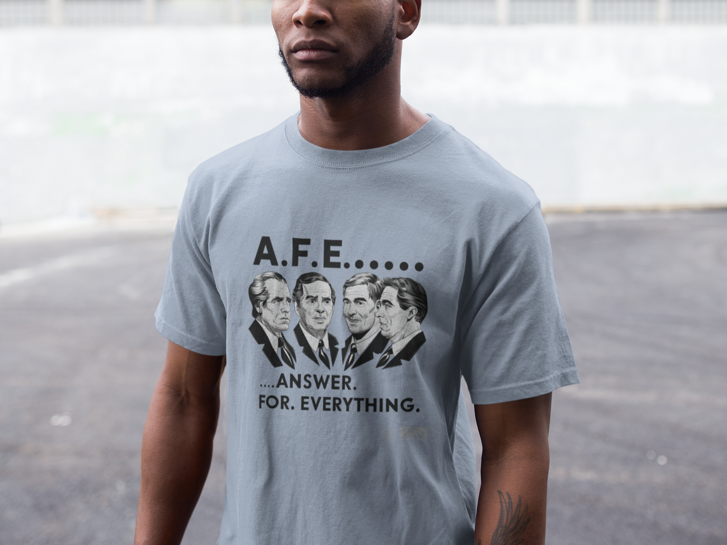 a.f.e. - answer for everything t-shirt