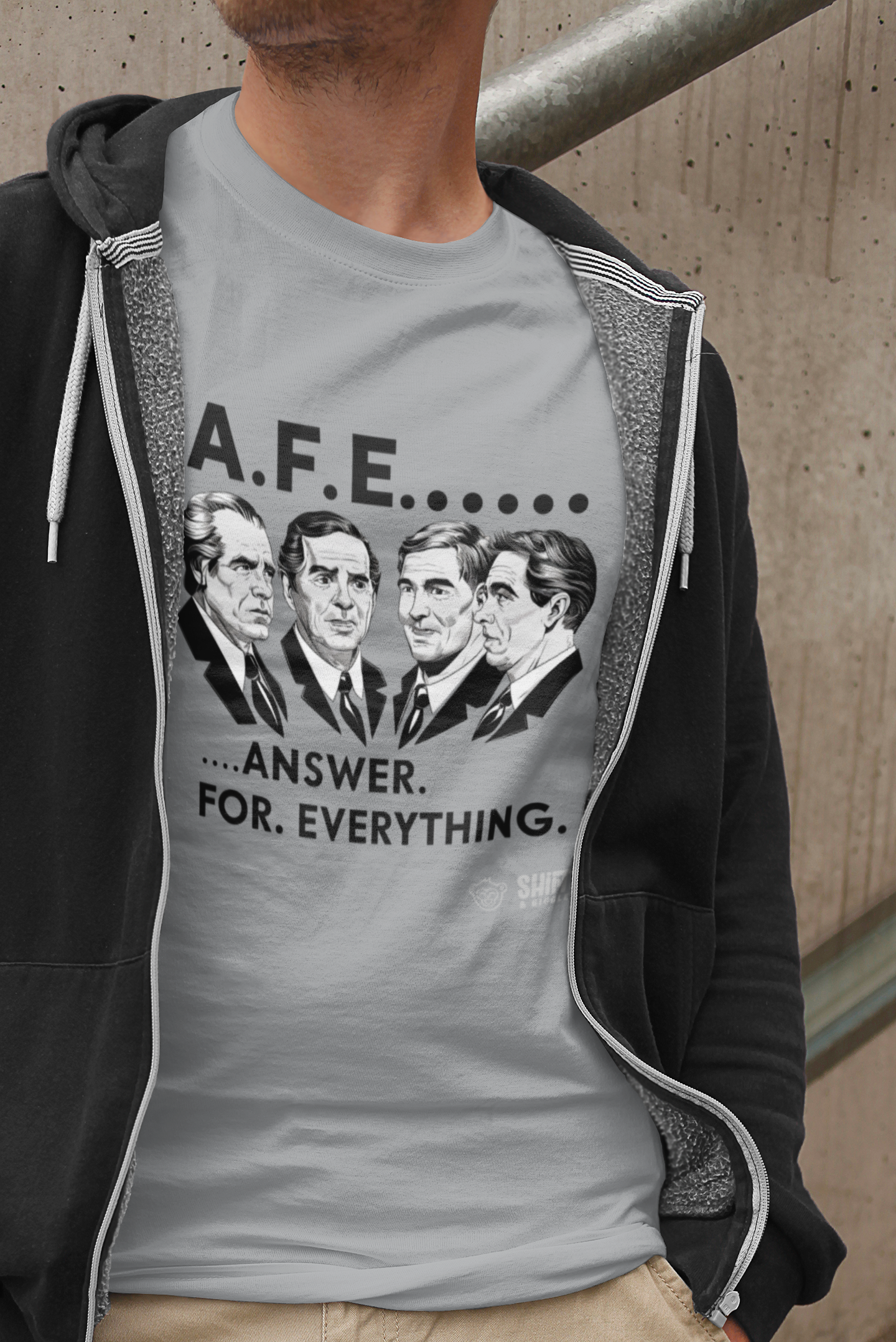 a.f.e. - answer for everything t-shirt