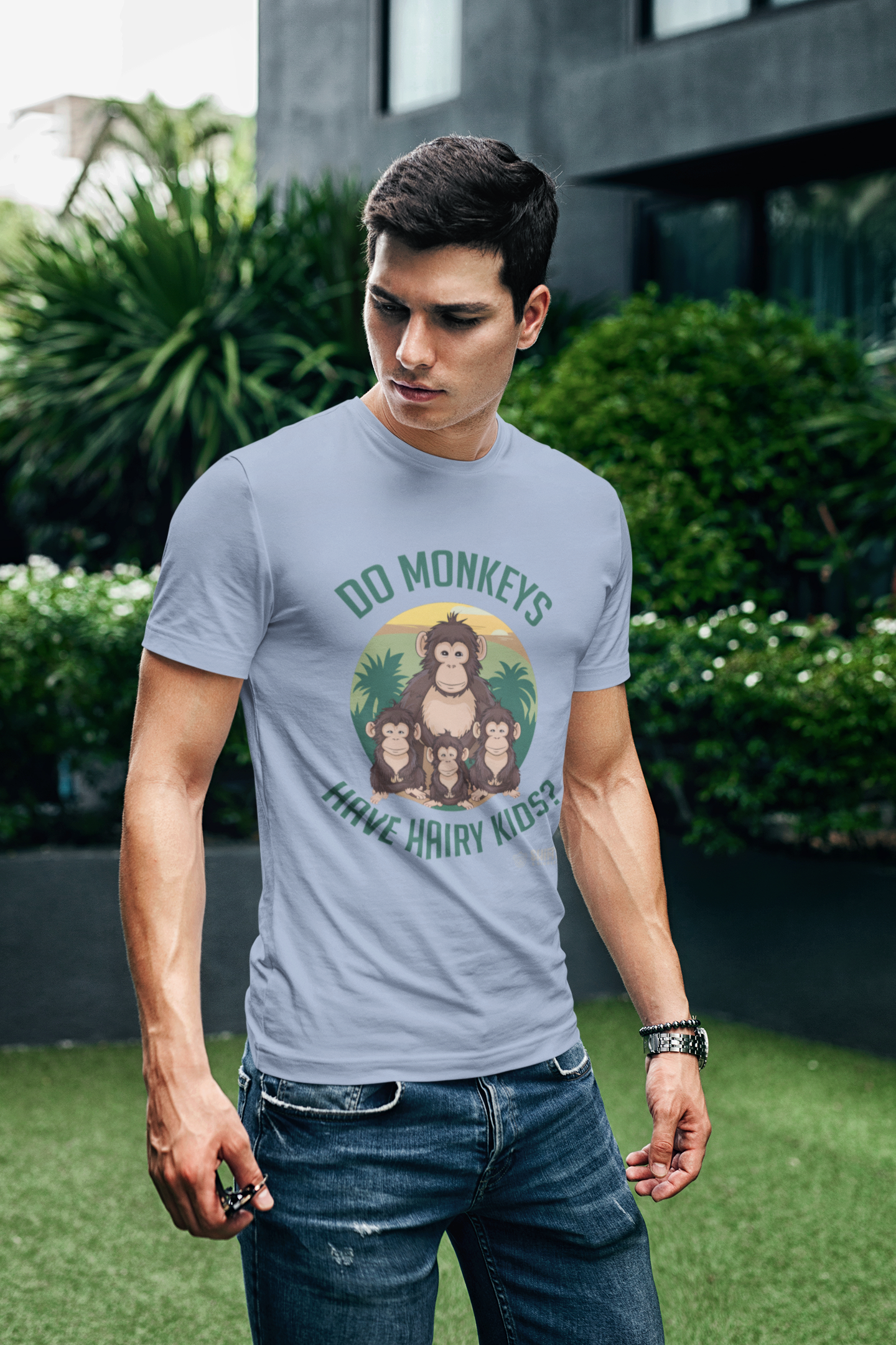 do monkeys have hairy kids t-shirt