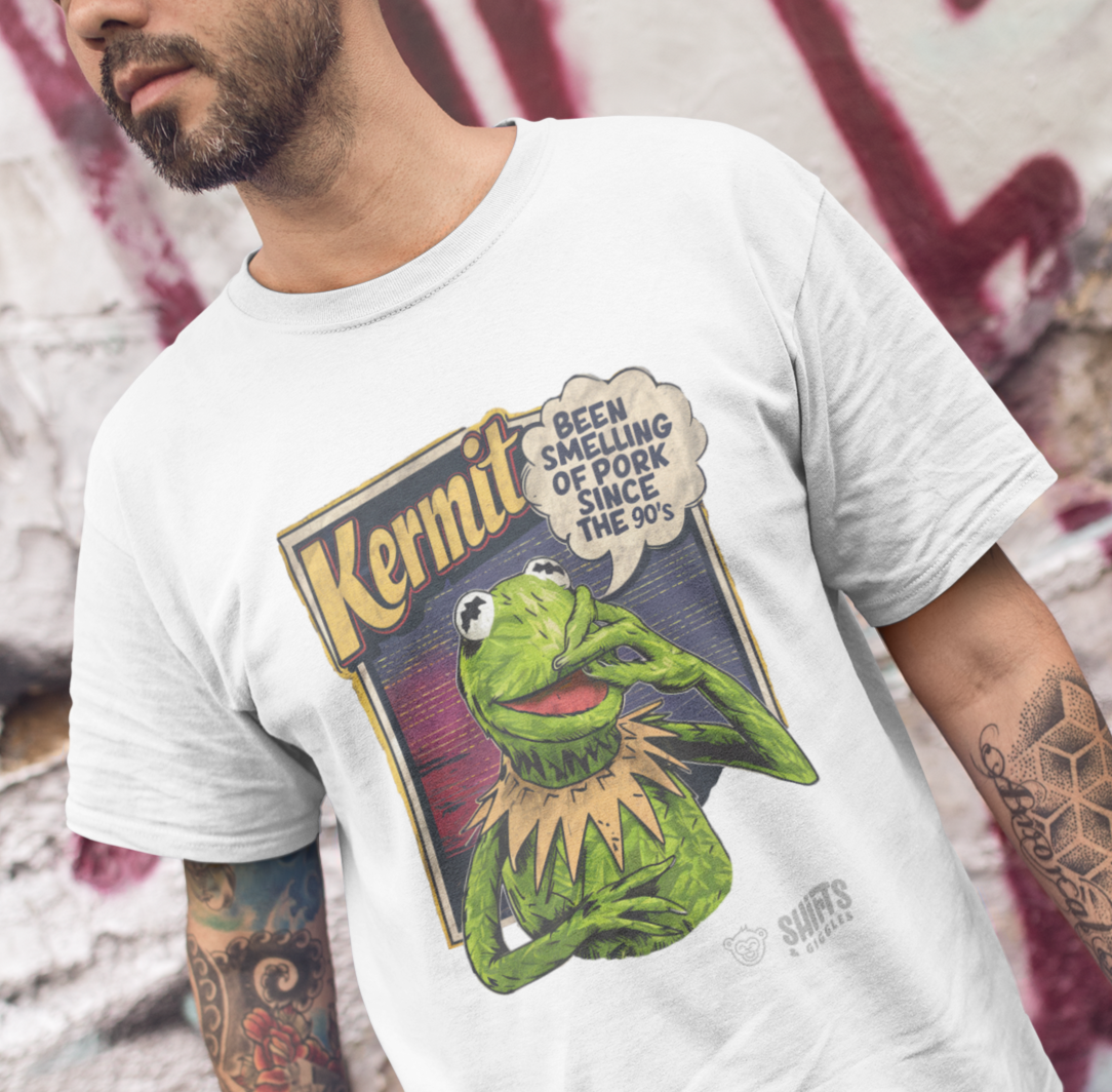 kermits fingers retro t-shirt