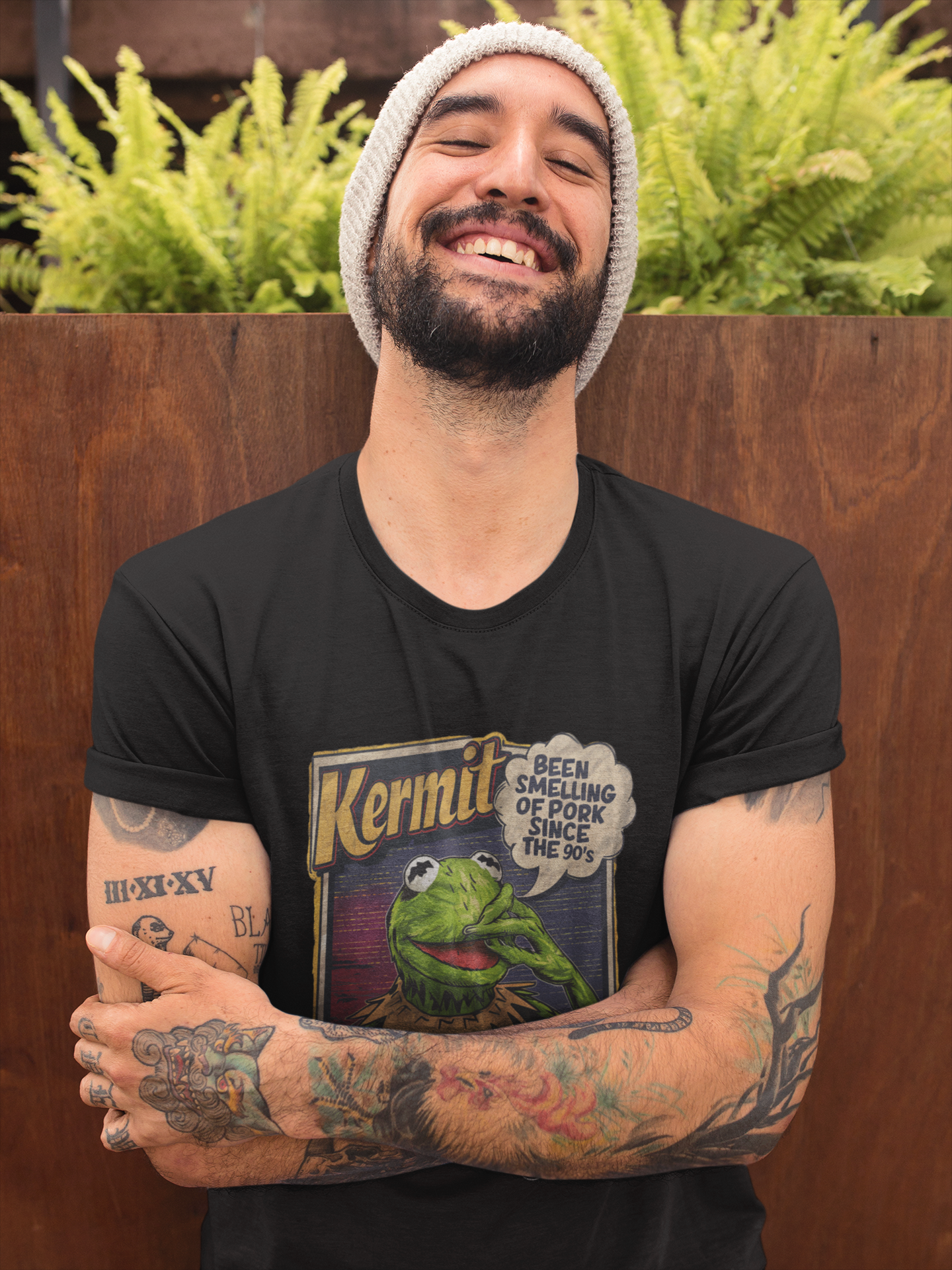 kermits fingers retro t-shirt