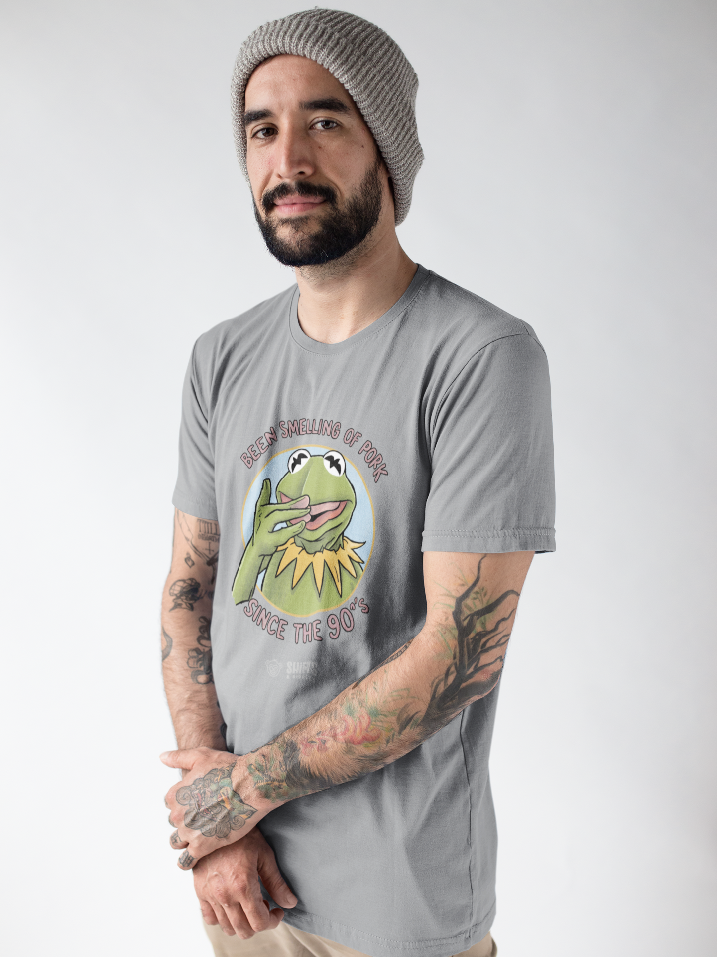 kermits fingers cartoon t-shirt