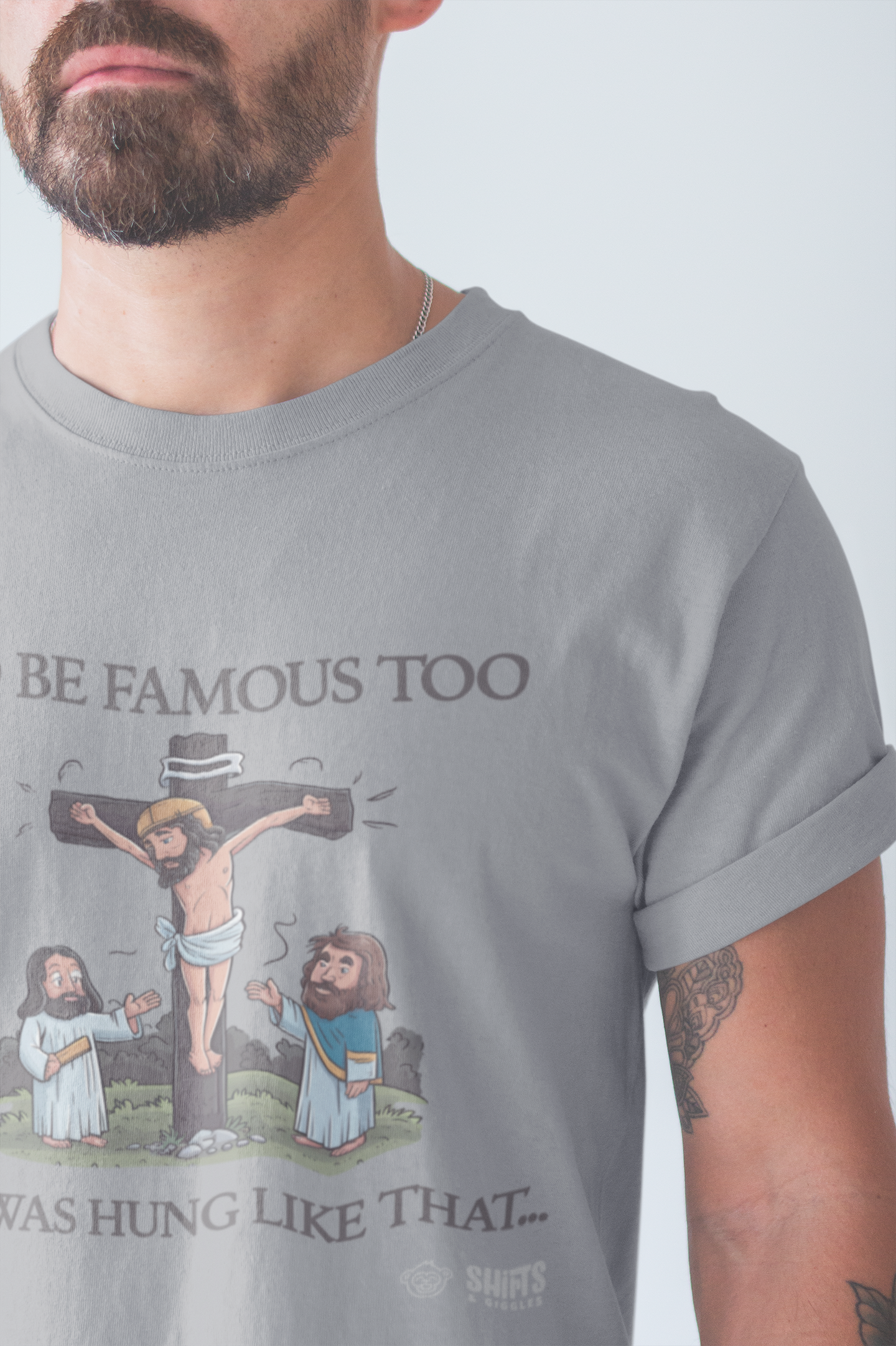 i'd be famous too, if i was hung like that t-shirt