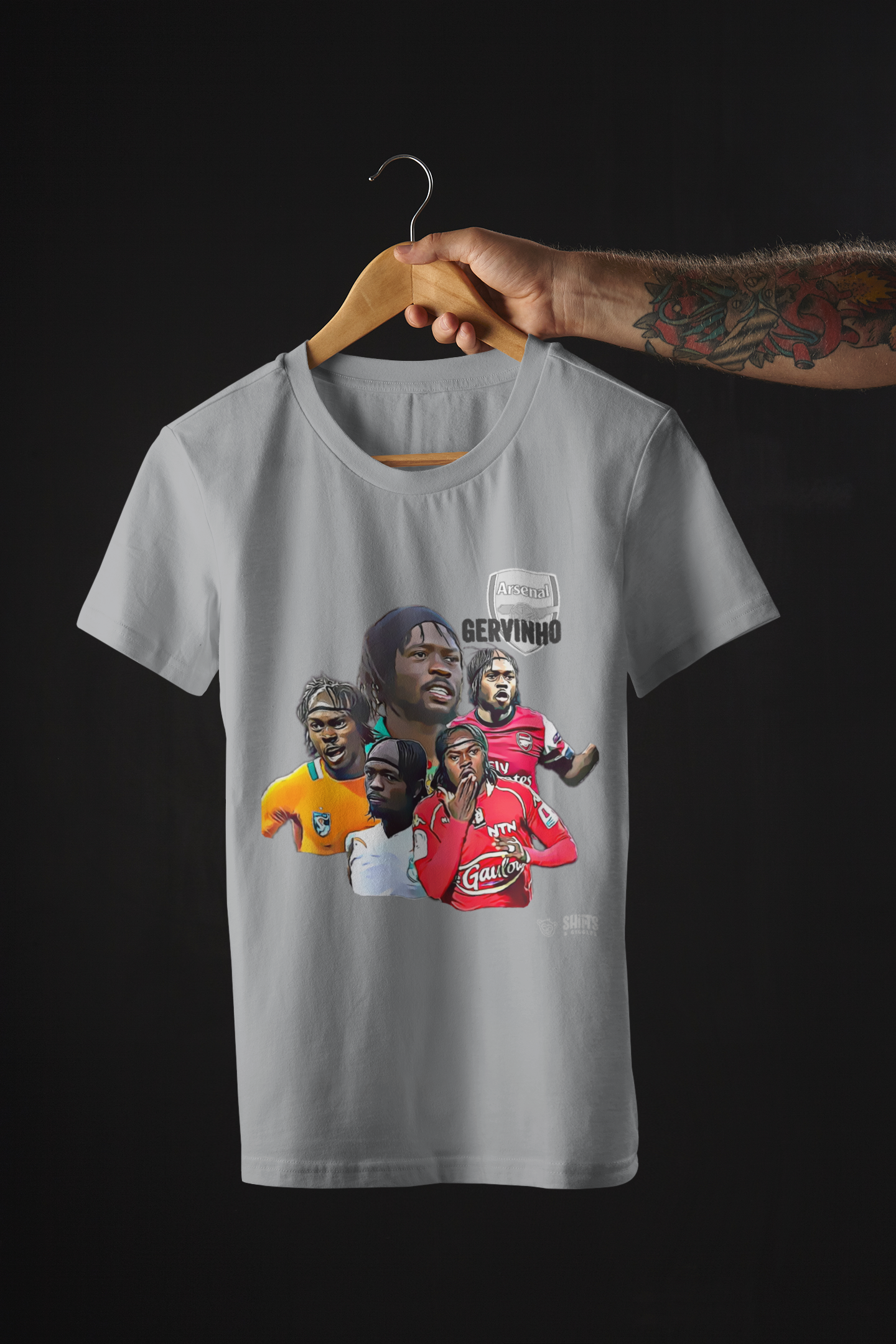 gervinho - football cult-hero t-shirt