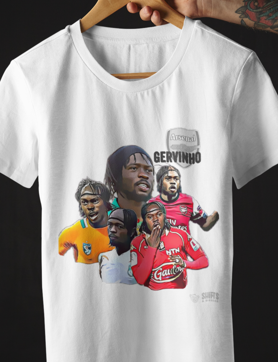 gervinho - football cult-hero t-shirt