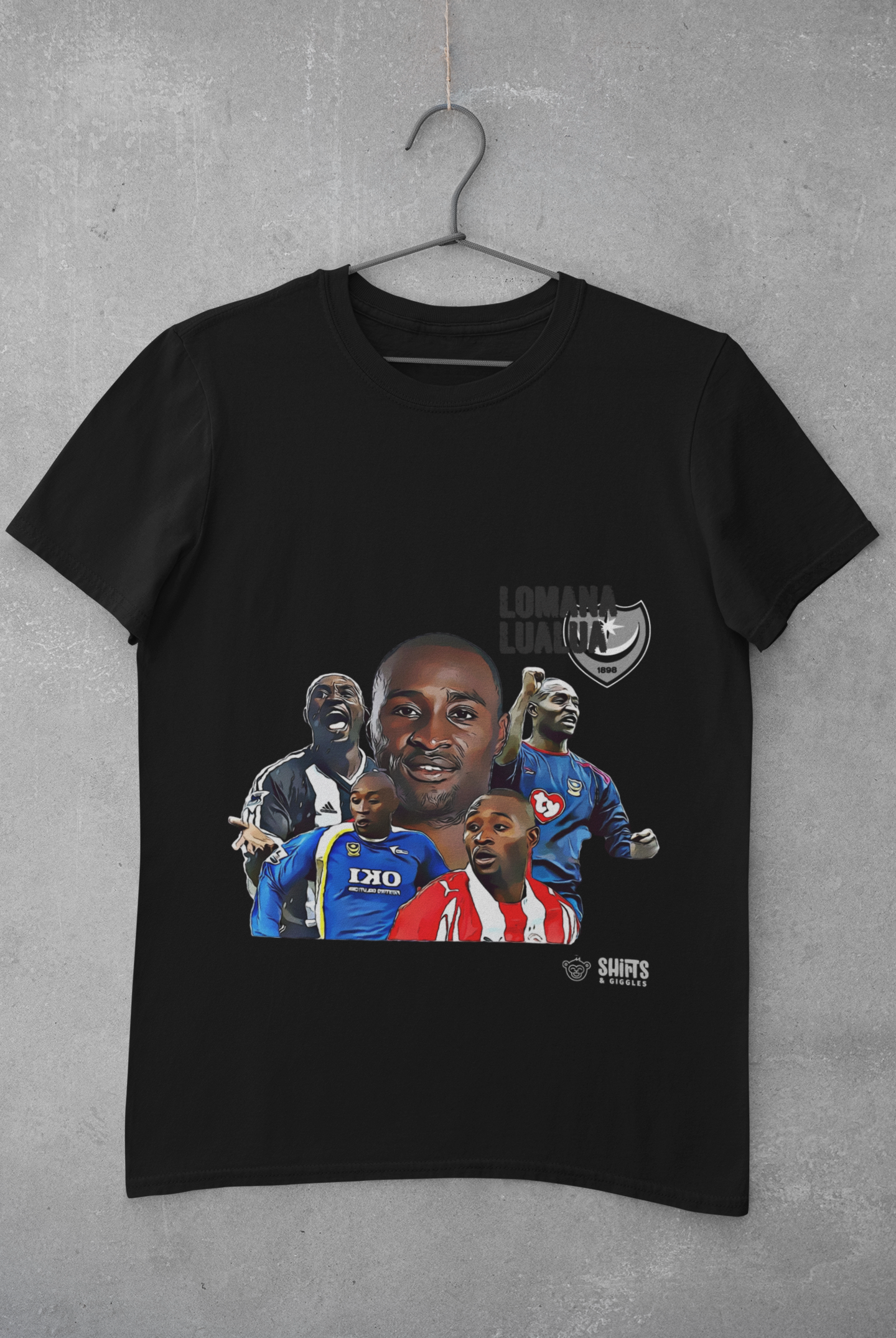 lomana lualua - football cult-hero t-shirt