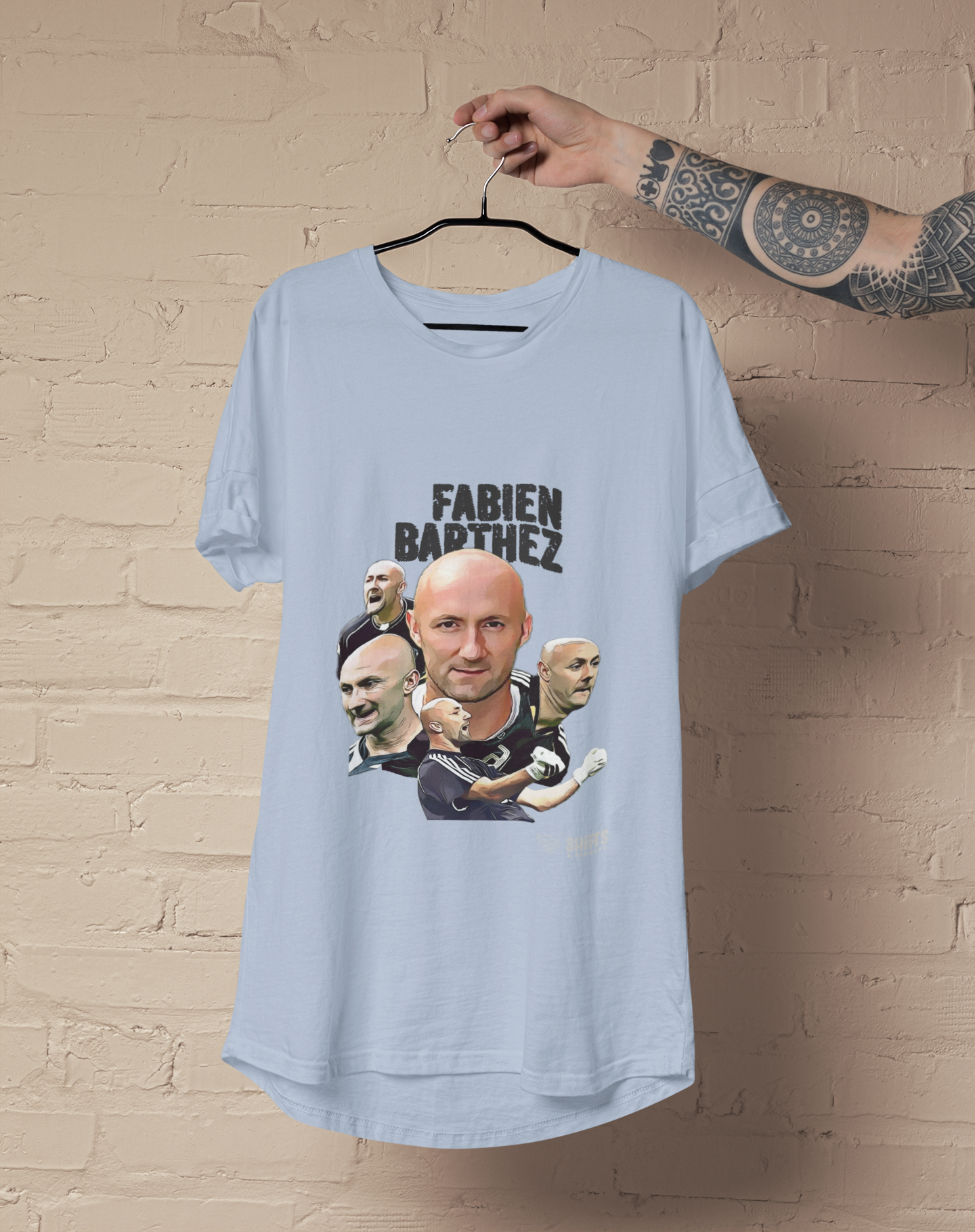 fabien barthez - football cult hero t-shirt