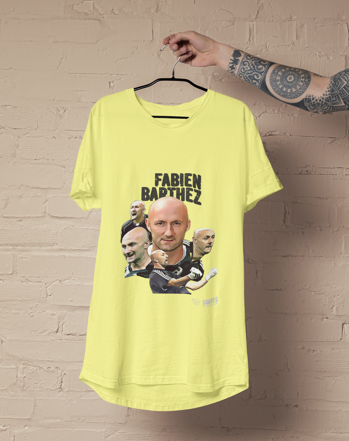 fabien barthez - football cult hero t-shirt