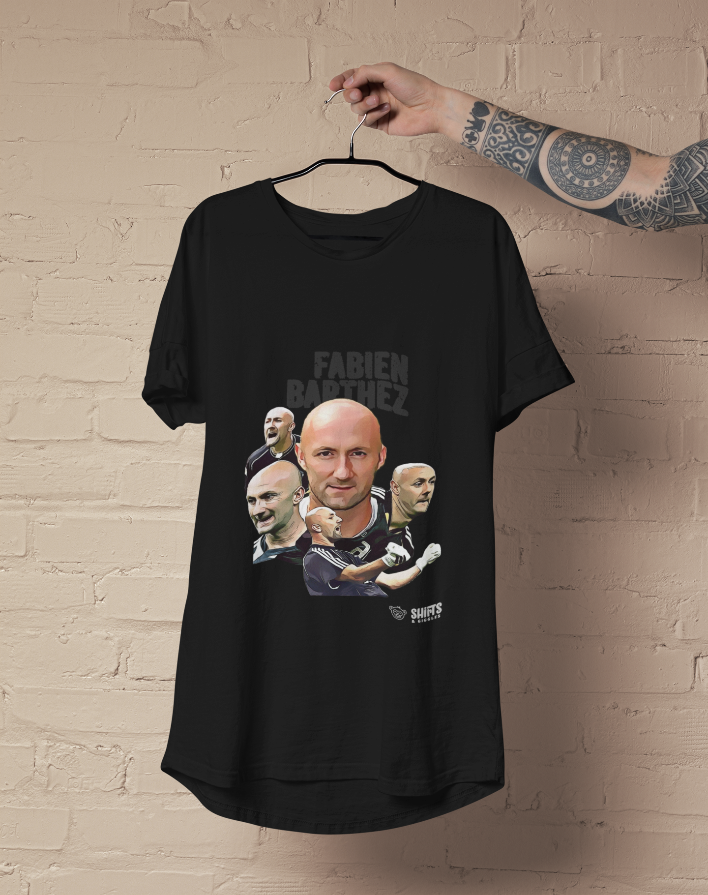 fabien barthez - football cult hero t-shirt