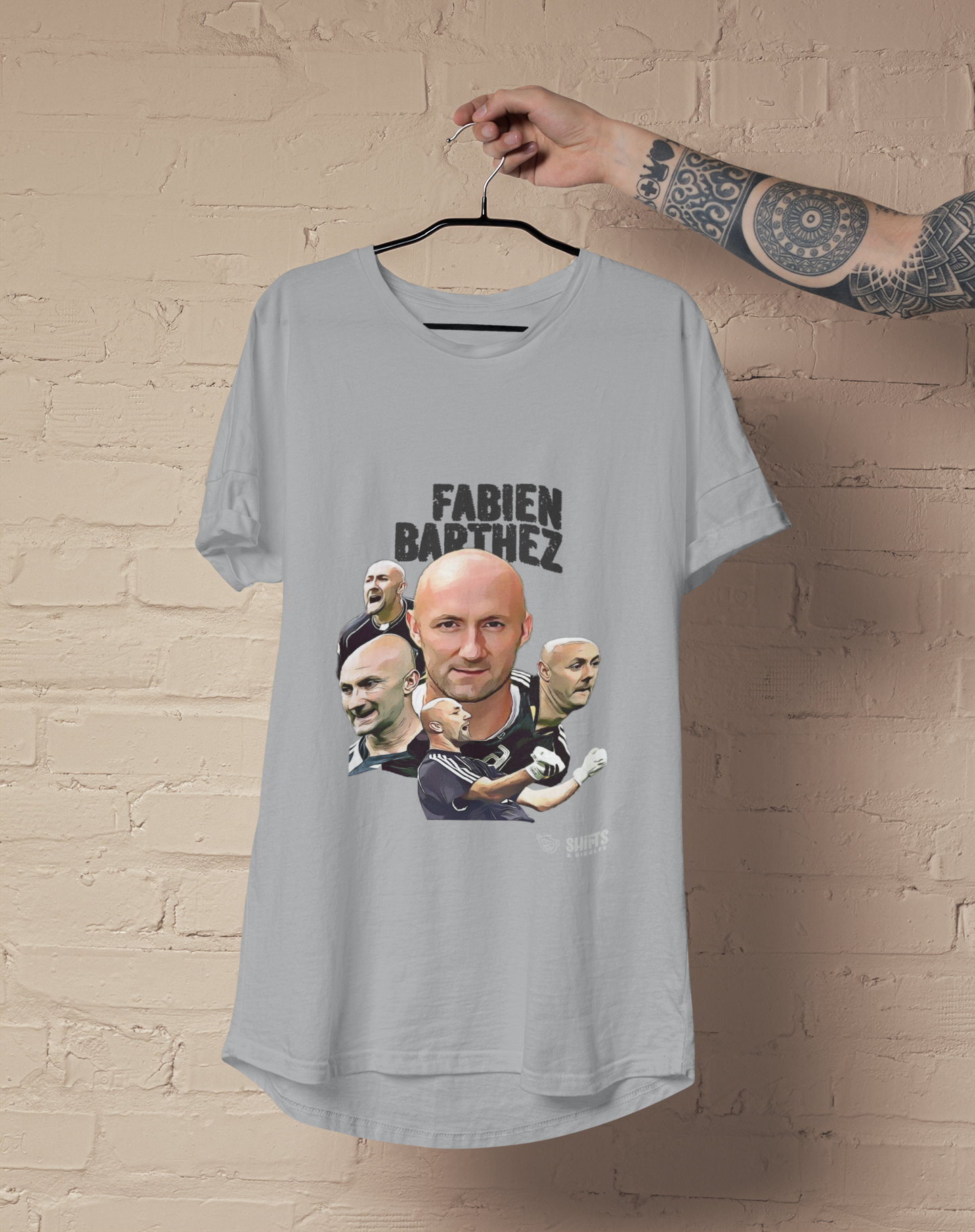 fabien barthez - football cult hero t-shirt