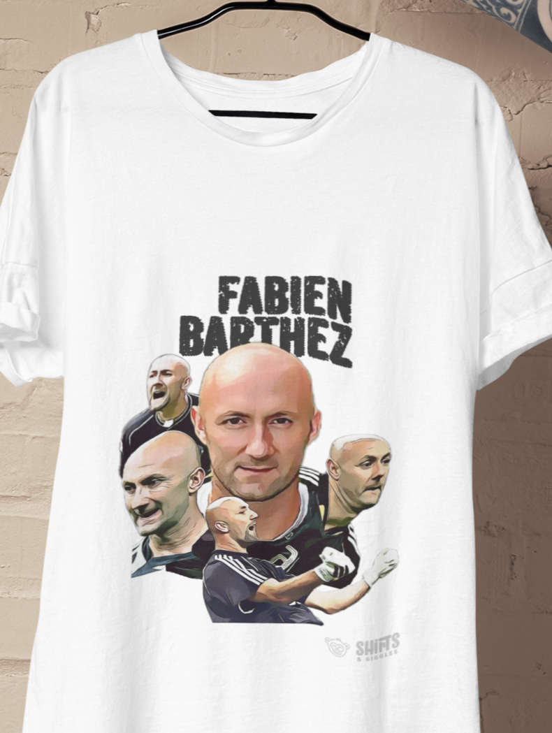 fabien barthez - football cult hero t-shirt