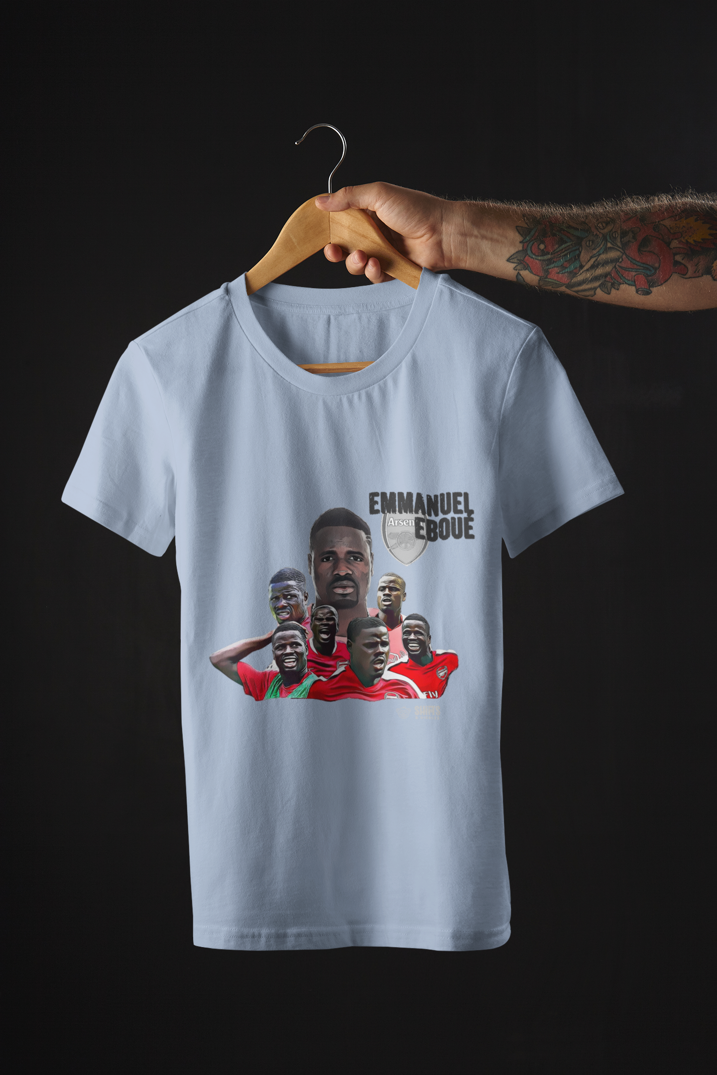 emmanuel eboué - football cult hero t-shirt