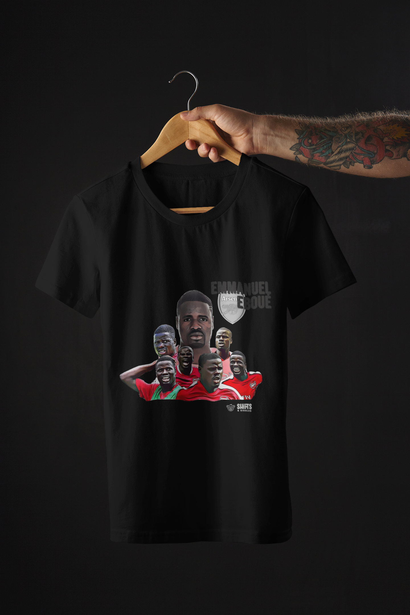 emmanuel eboué - football cult hero t-shirt