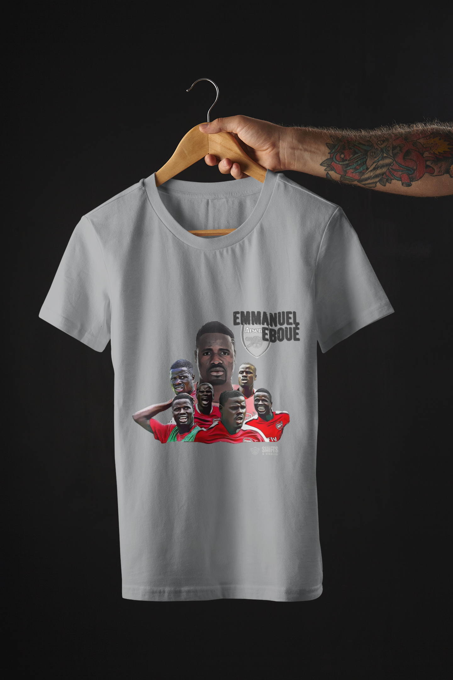 emmanuel eboué - football cult hero t-shirt