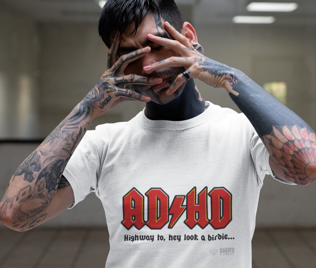 acdc as adhd t-shirt