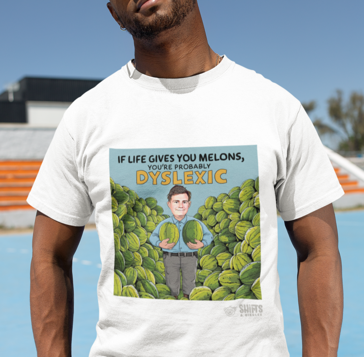 dyslexia t-shirt - if life gives you melons