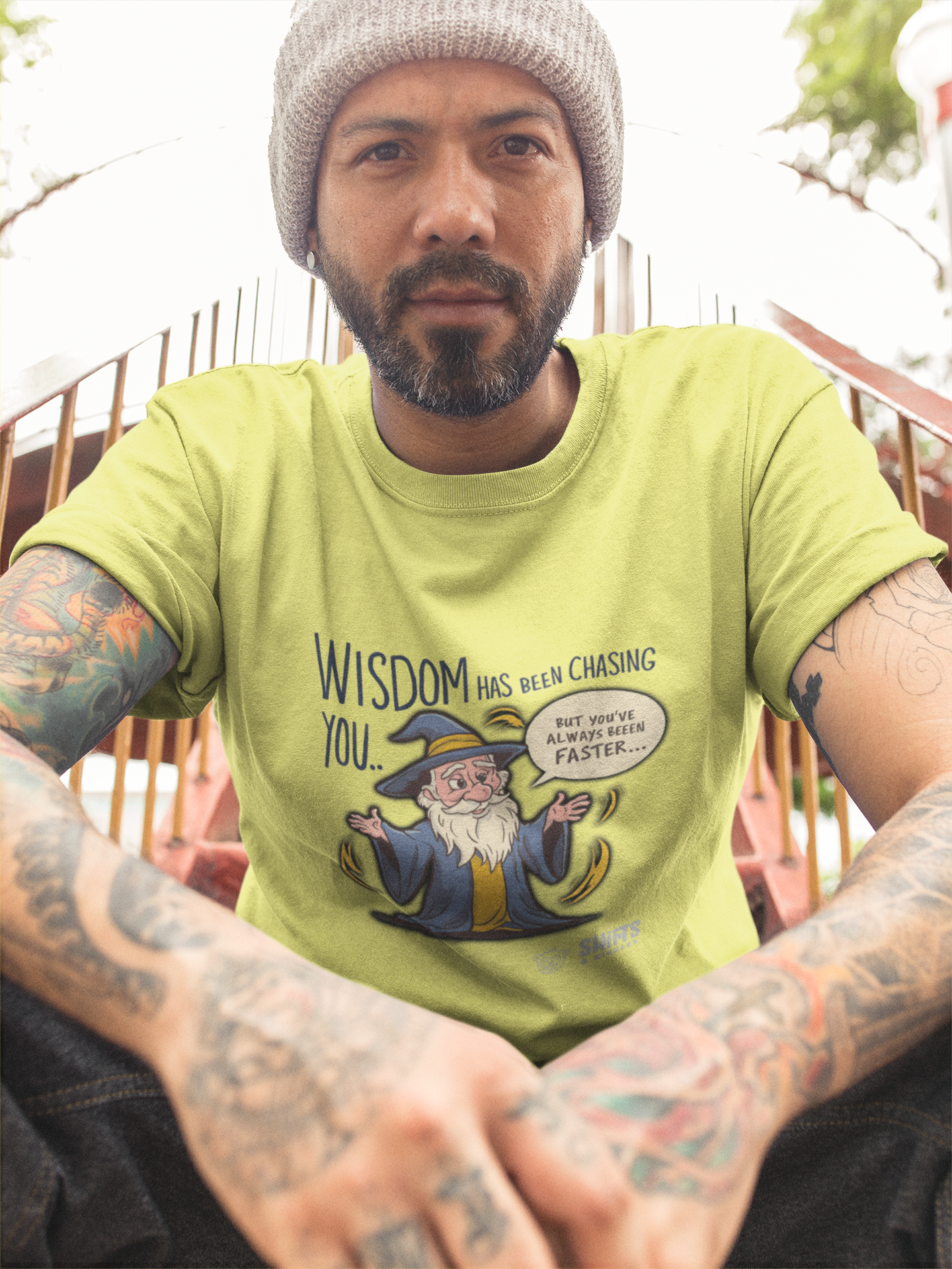 wisdom has been chasing you...t-shirt