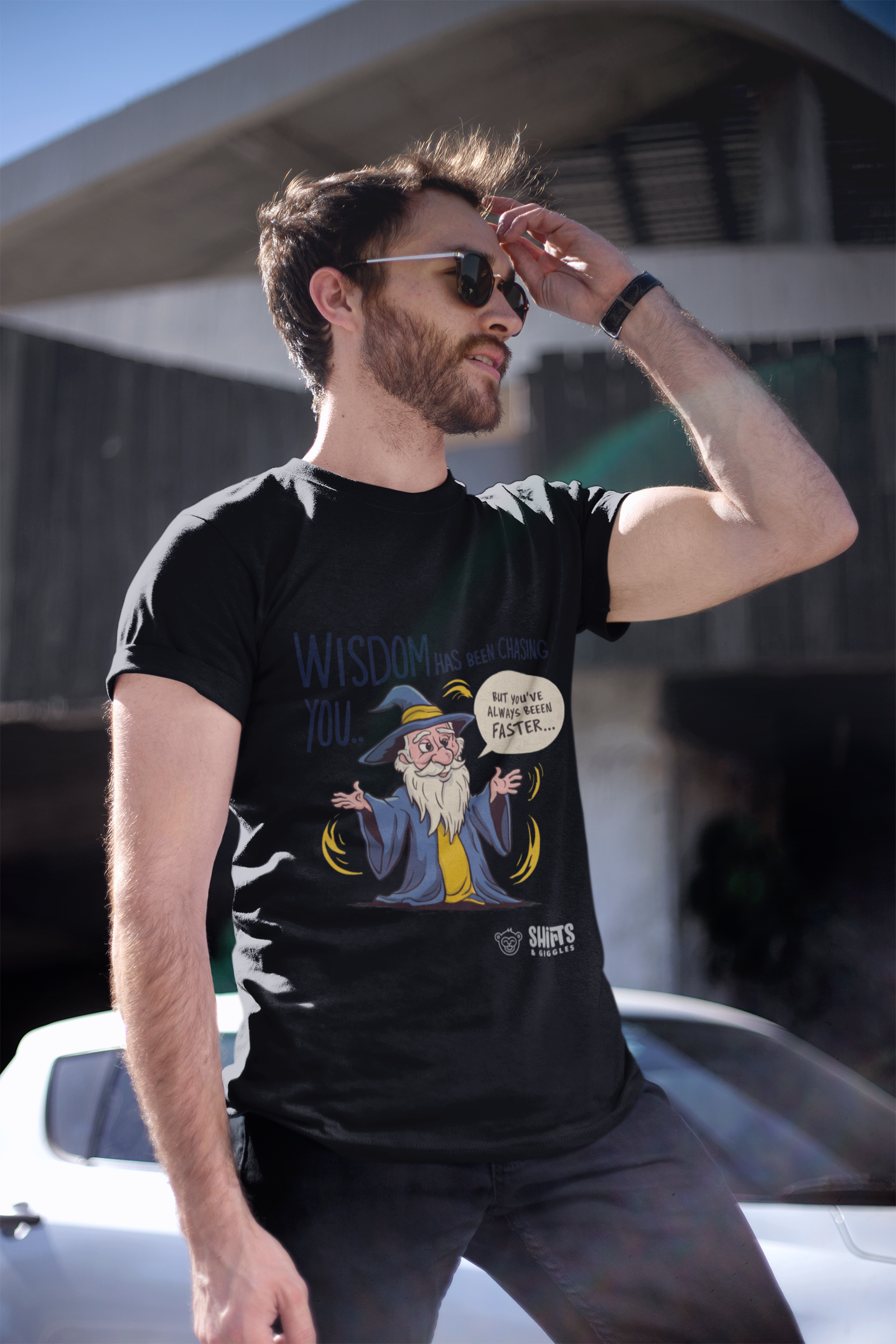 wisdom has been chasing you...t-shirt