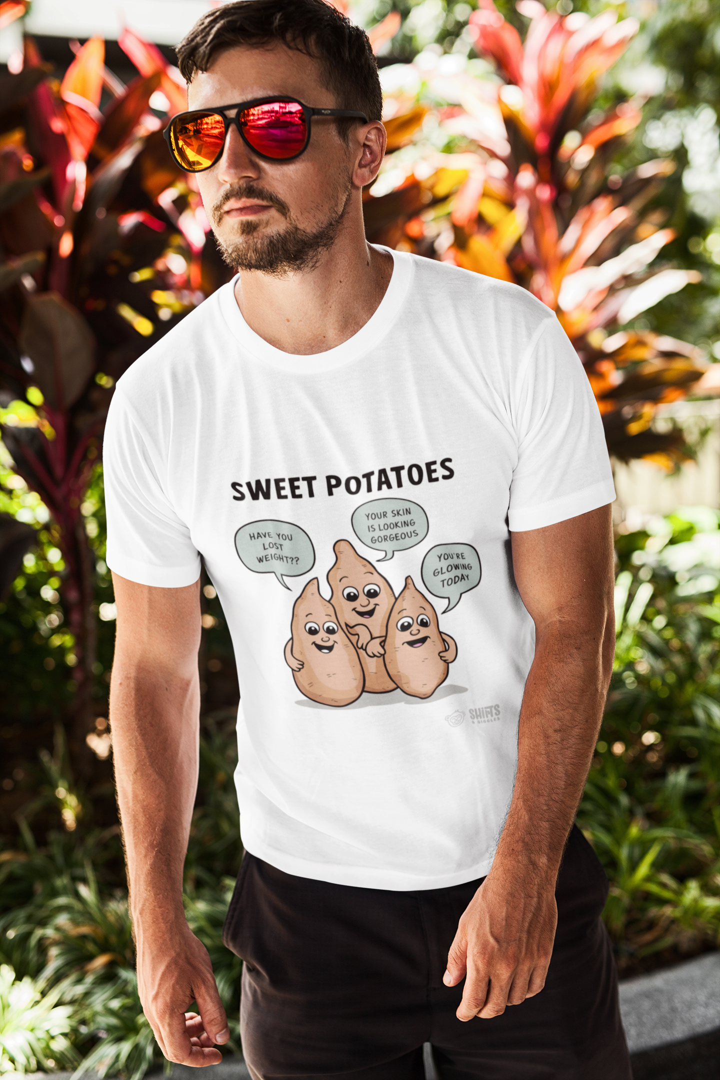 sweet potatoes t-shirt