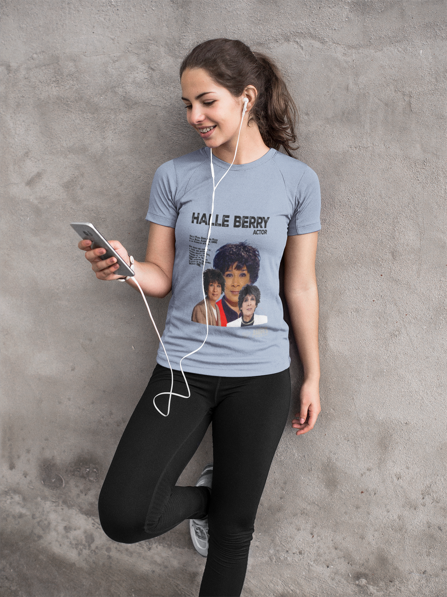 false lookalikes t-shirt - halle berry