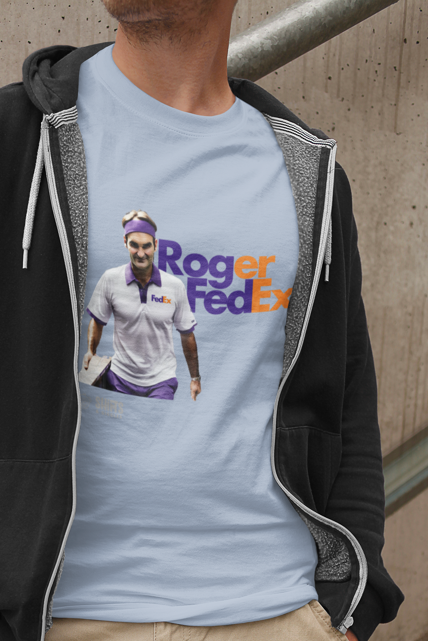 roger fedex t-shirt