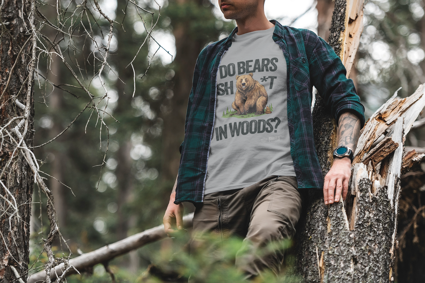 do bears sh*t in woods t-shirt