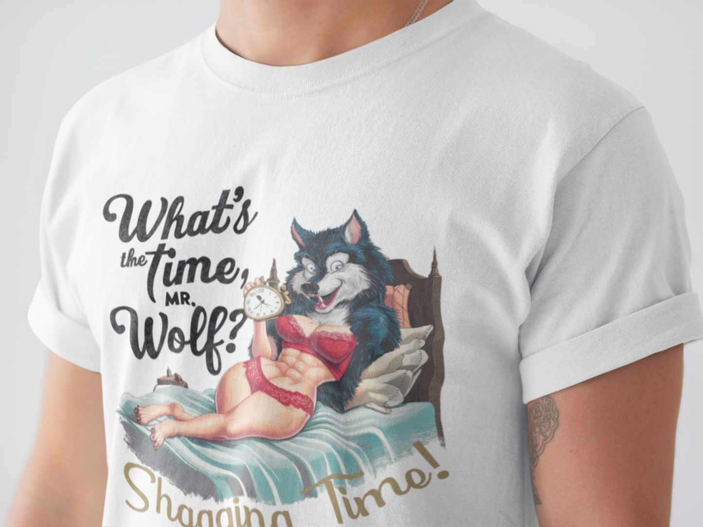 what's the time mr wolf? - t-shirt