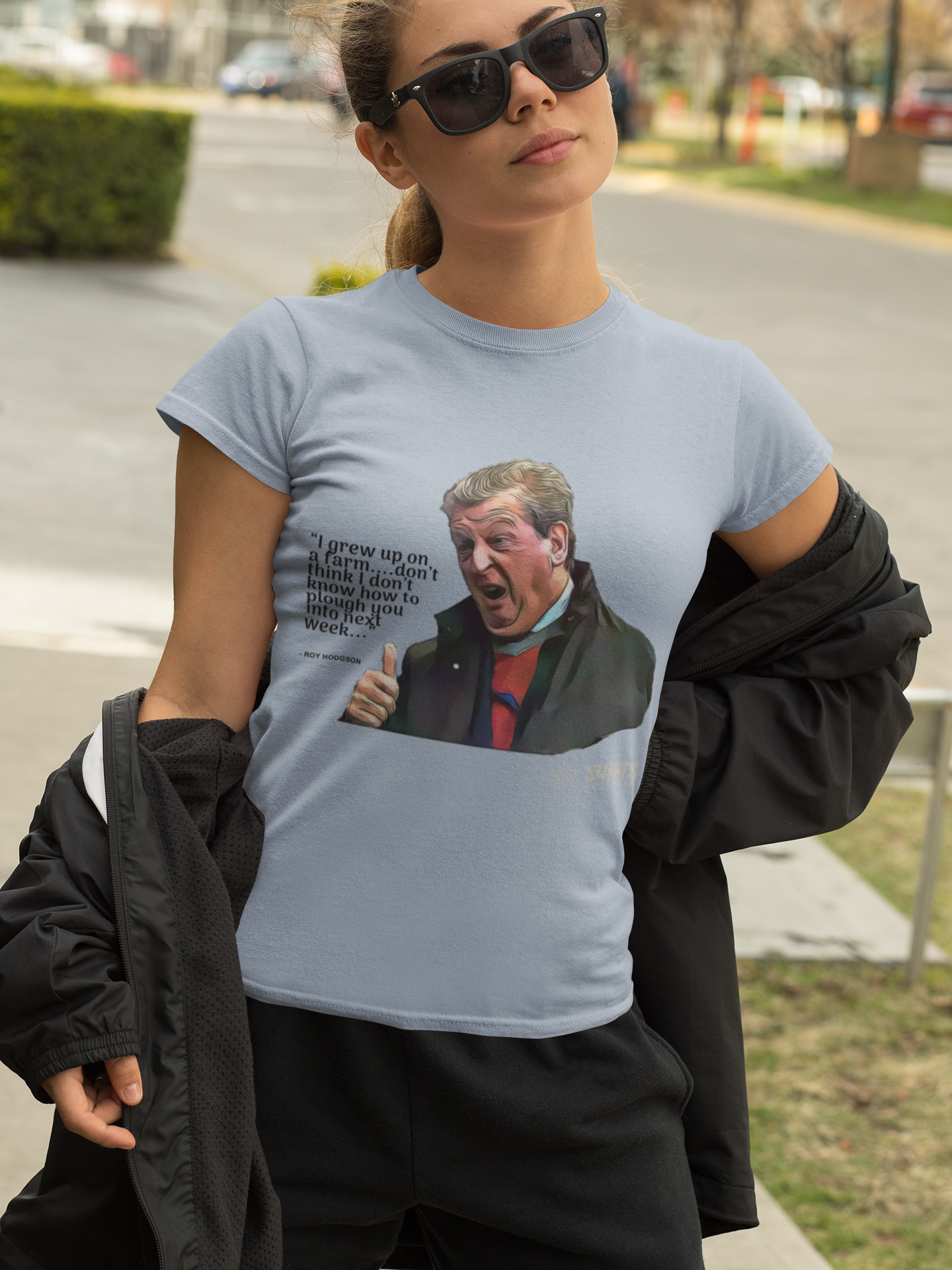 roy hodgson - i'd plough you into next week t-shirt