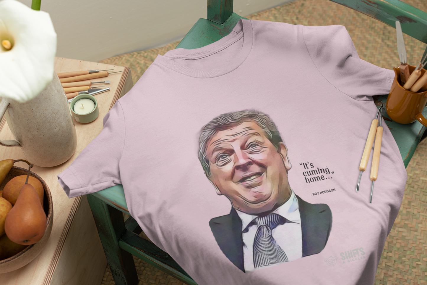 roy hodgson - it's cuming home t-shirt