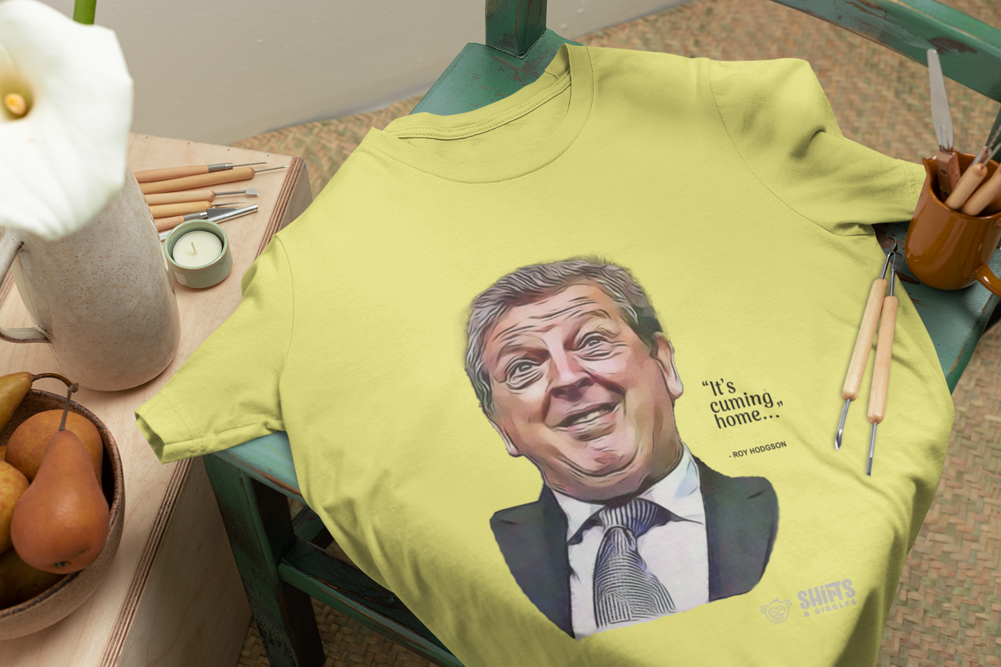 roy hodgson - it's cuming home t-shirt