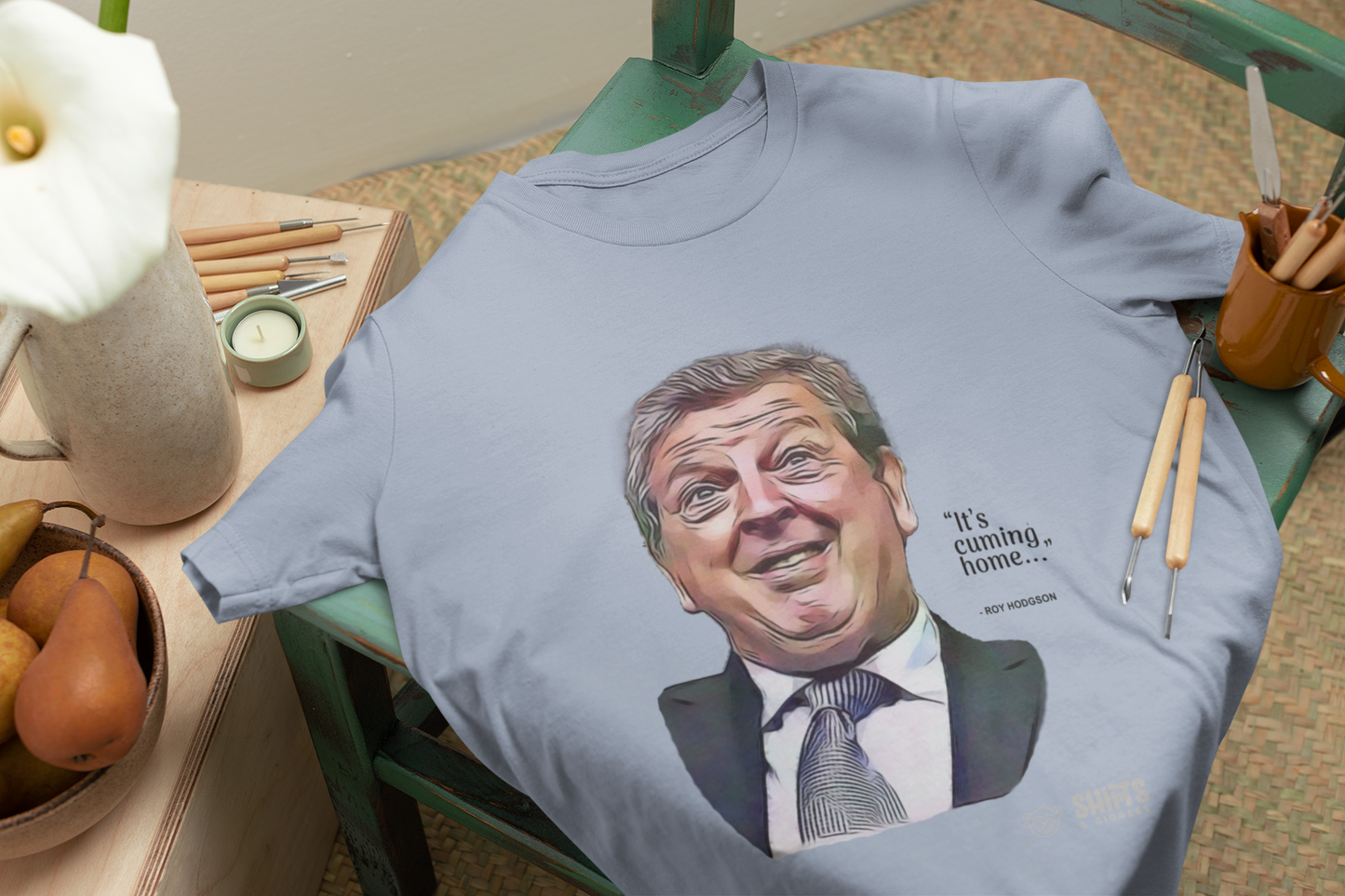 roy hodgson - it's cuming home t-shirt