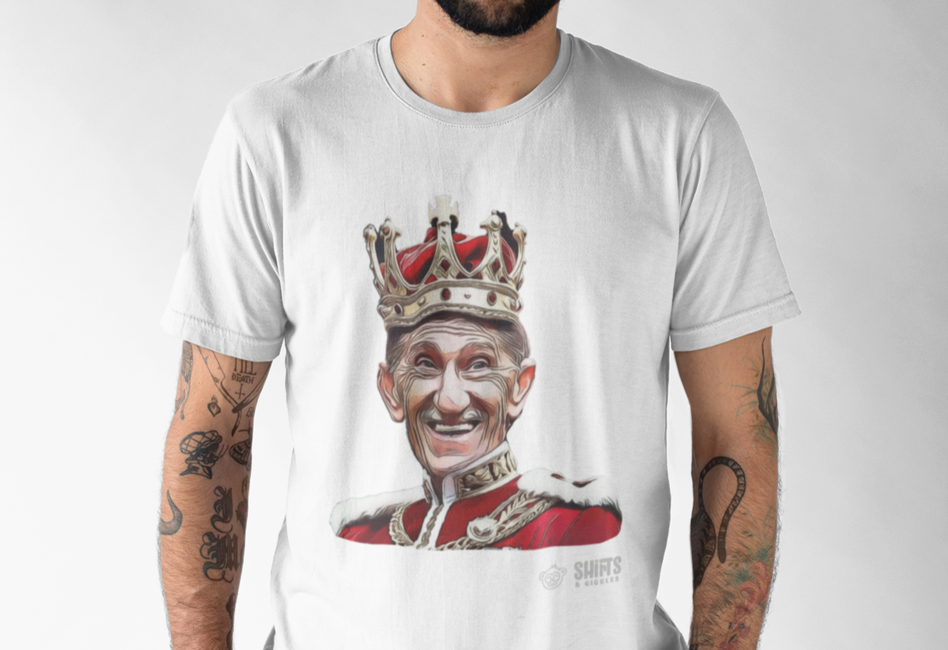 king barry chuckle t-shirt