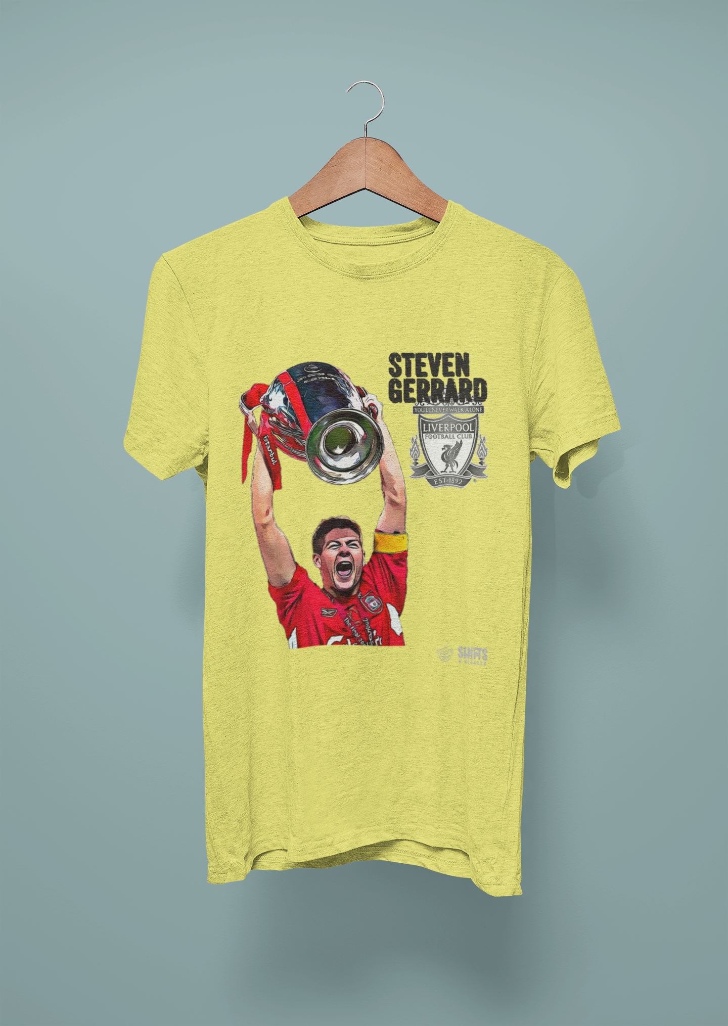 football legends t-shirt - steven gerrard