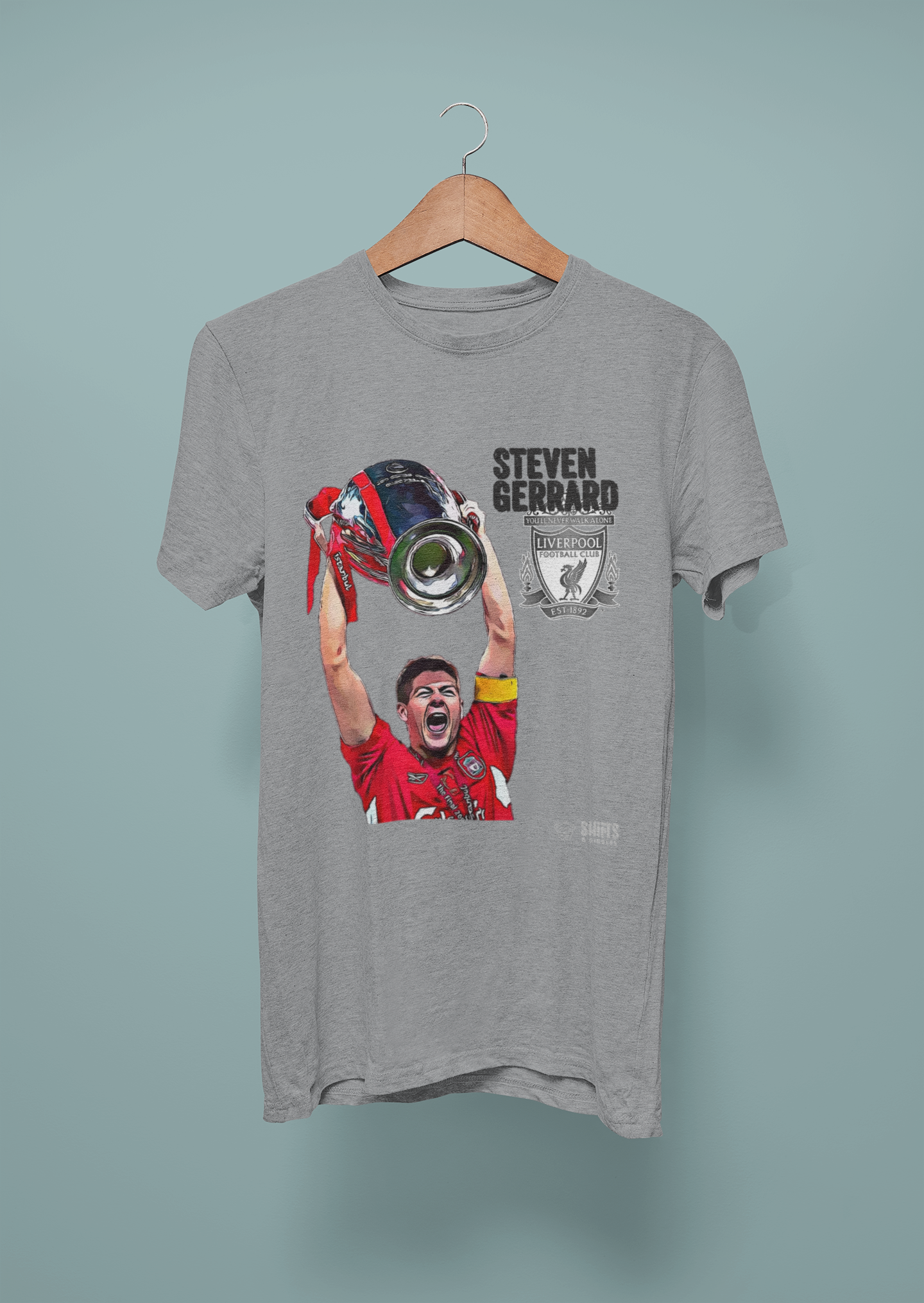 football legends t-shirt - steven gerrard