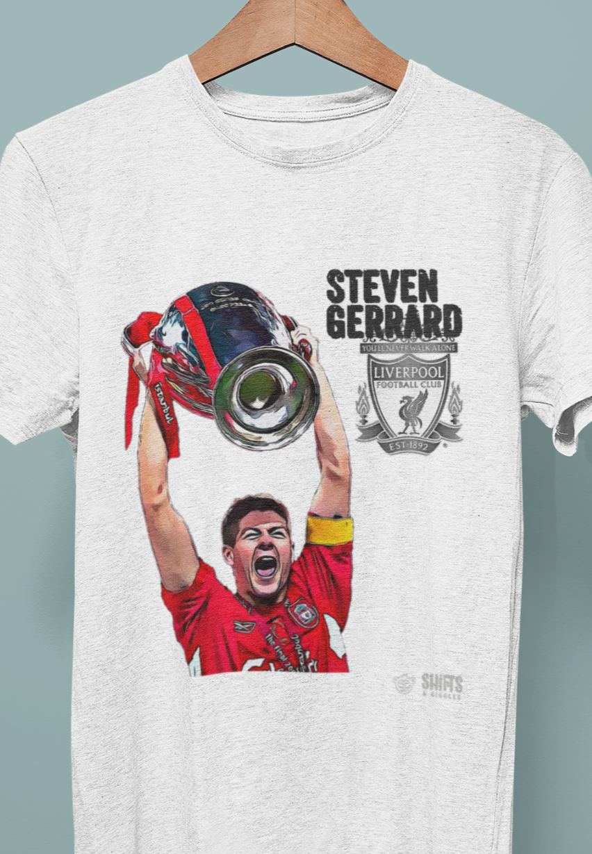 football legends t-shirt - steven gerrard