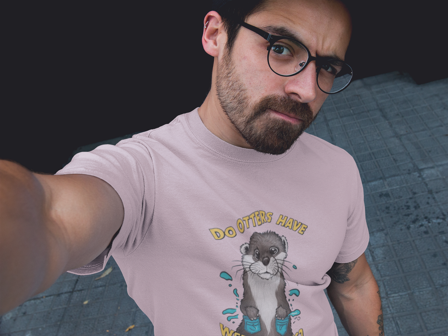 do otters have wet pockets t-shirt