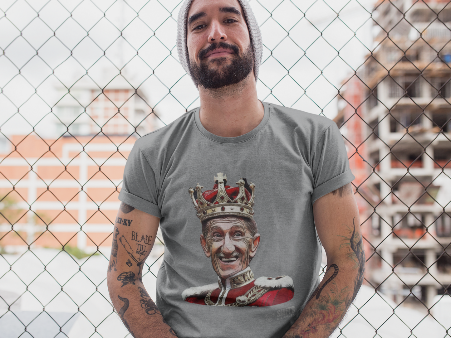 king barry chuckle t-shirt