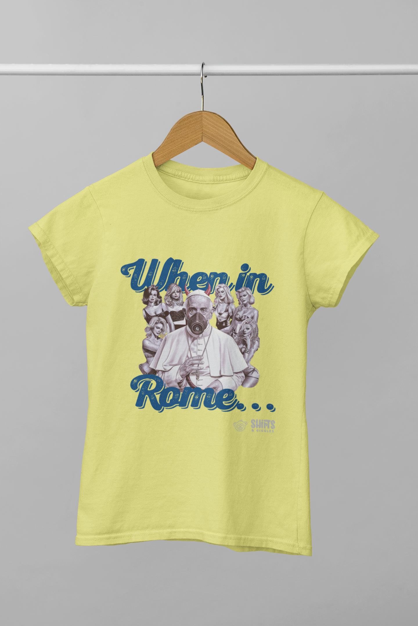 when in rome (pope) (c) - t-shirt