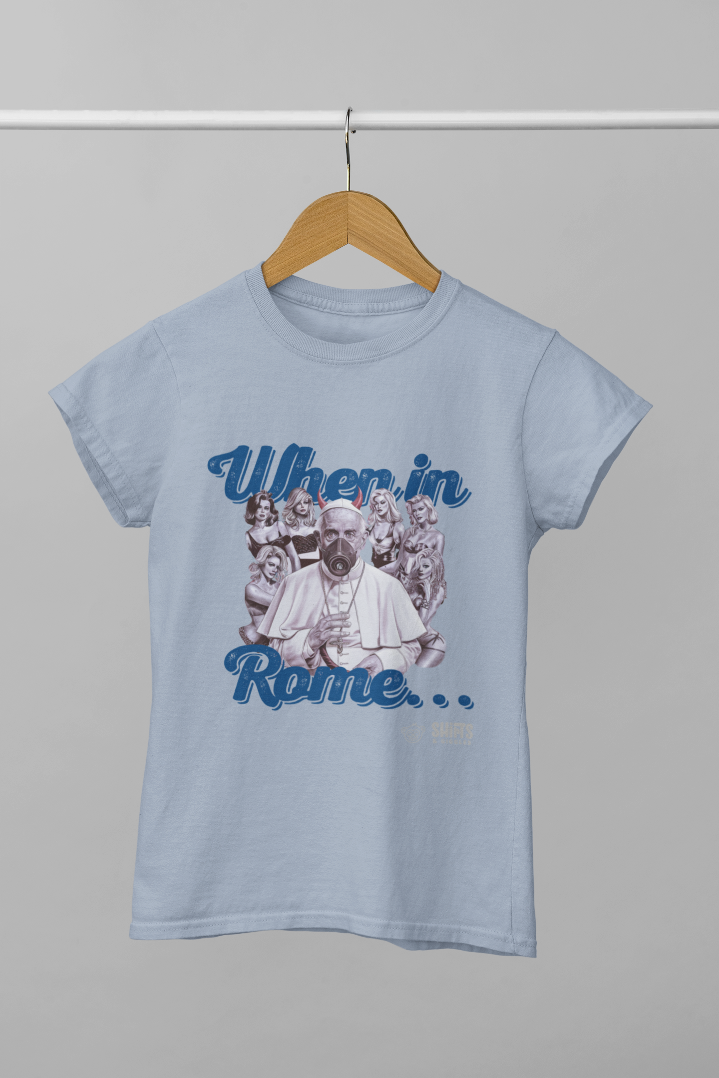 when in rome (pope) (c) - t-shirt