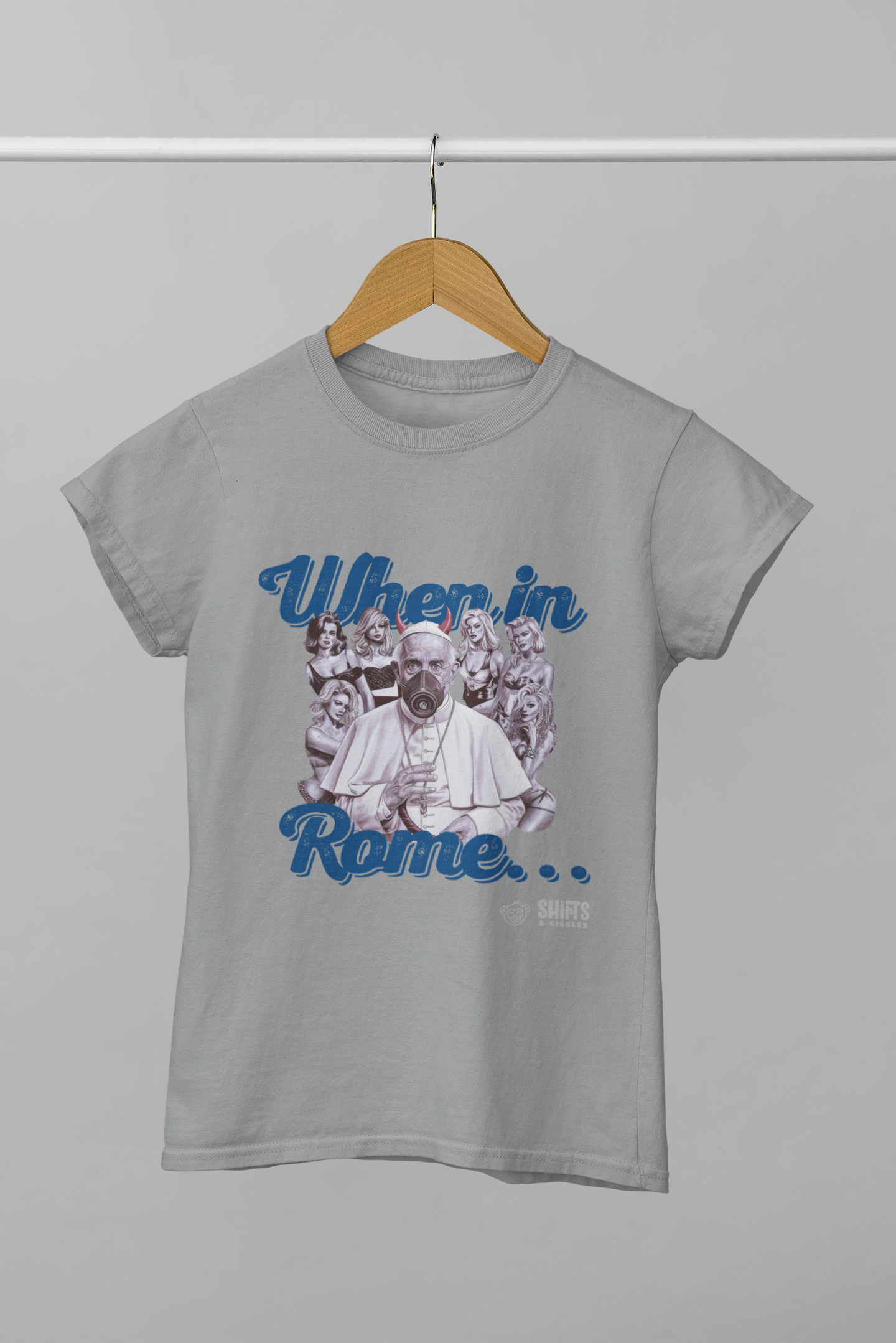 when in rome (pope) (c) - t-shirt