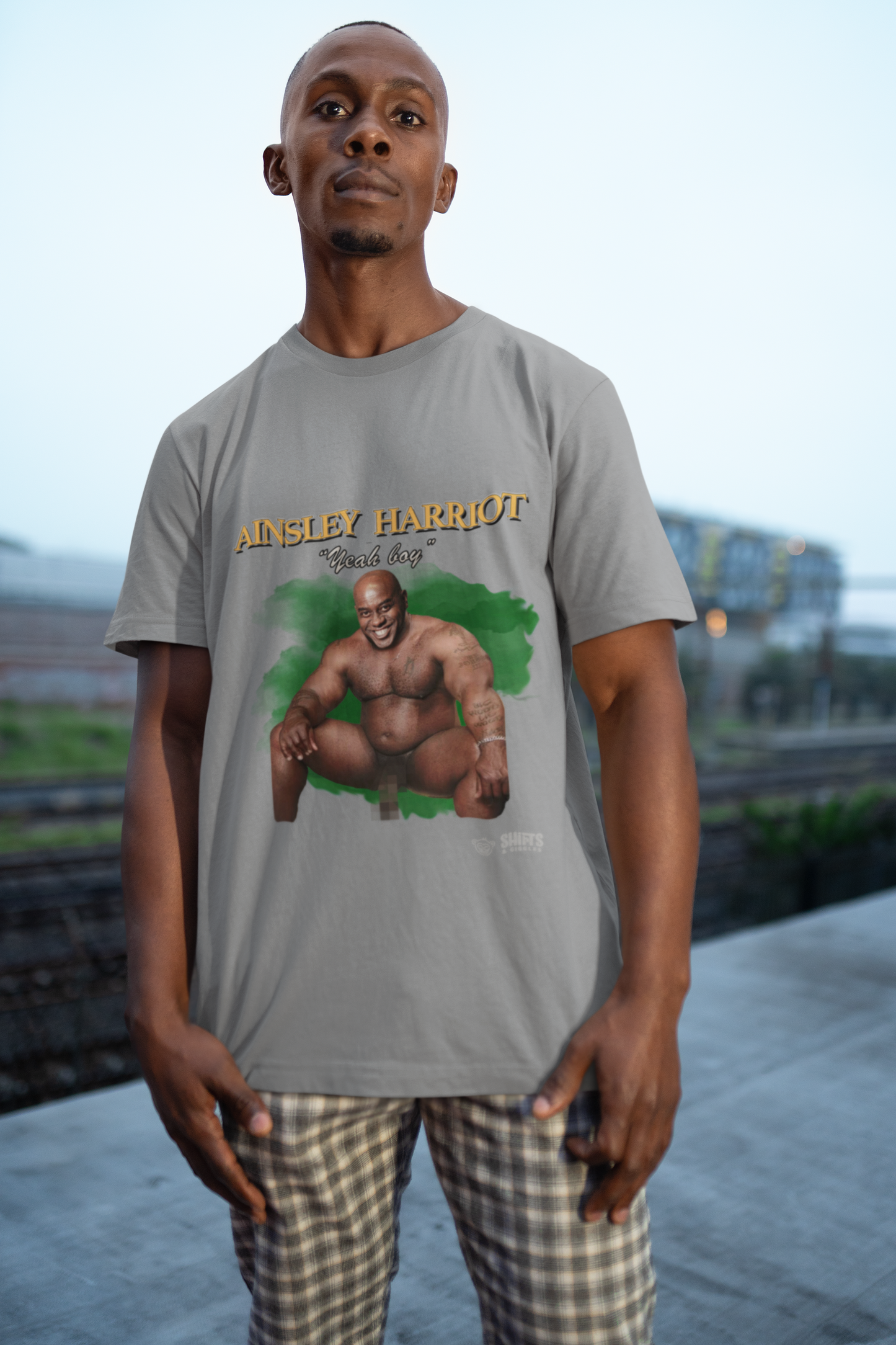 ainsley harriott - schlong t-shirt