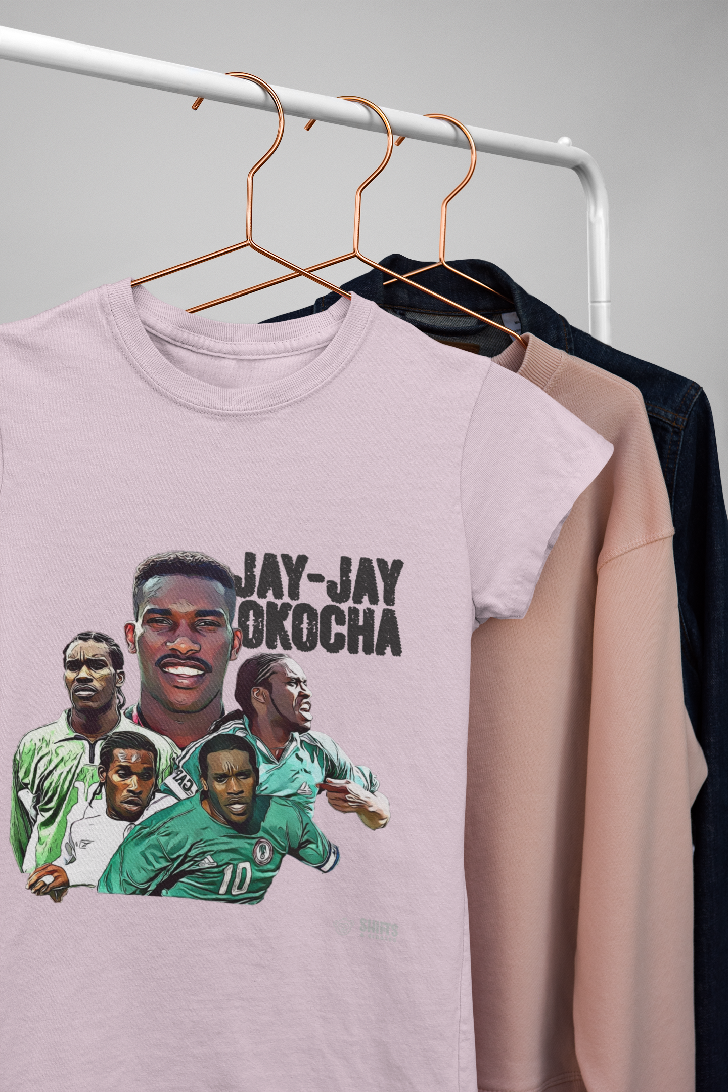 jay-jay okocha - football cult-hero t-shirt