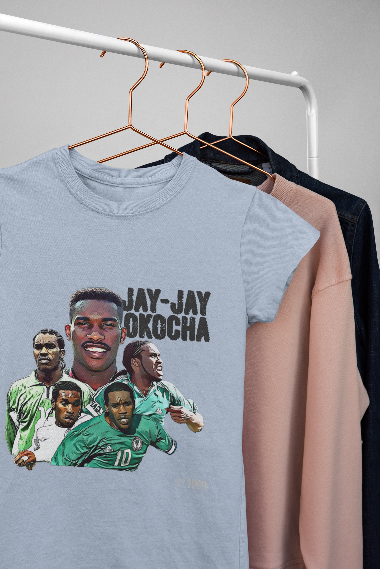 jay-jay okocha - football cult-hero t-shirt