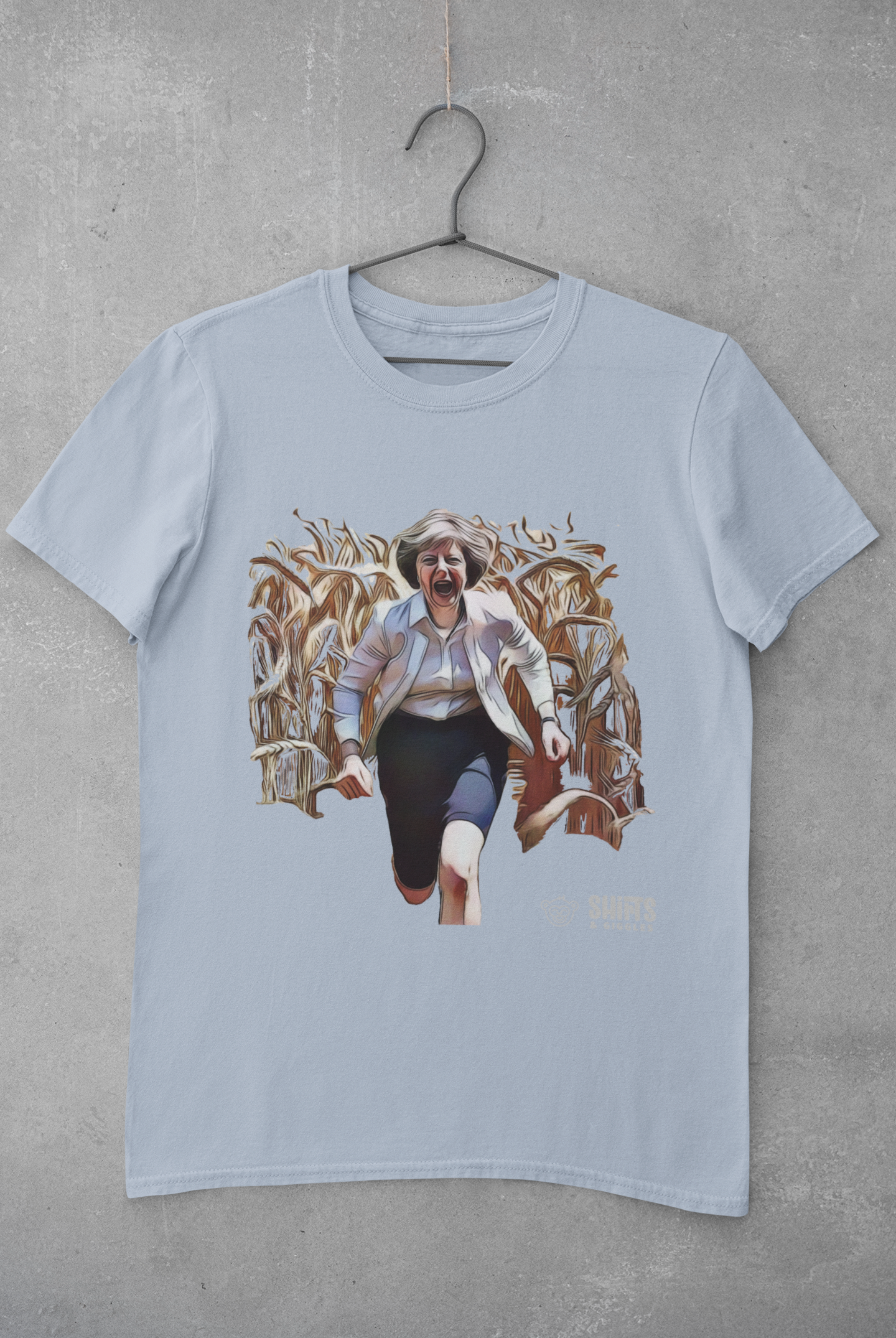 theresa may - fields of wheat t-shirt