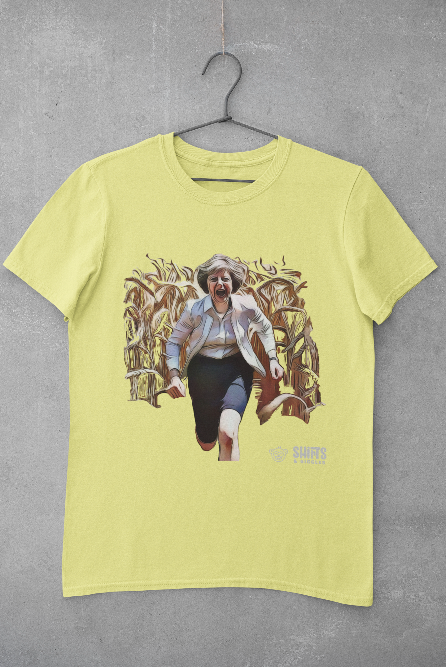 theresa may - fields of wheat t-shirt