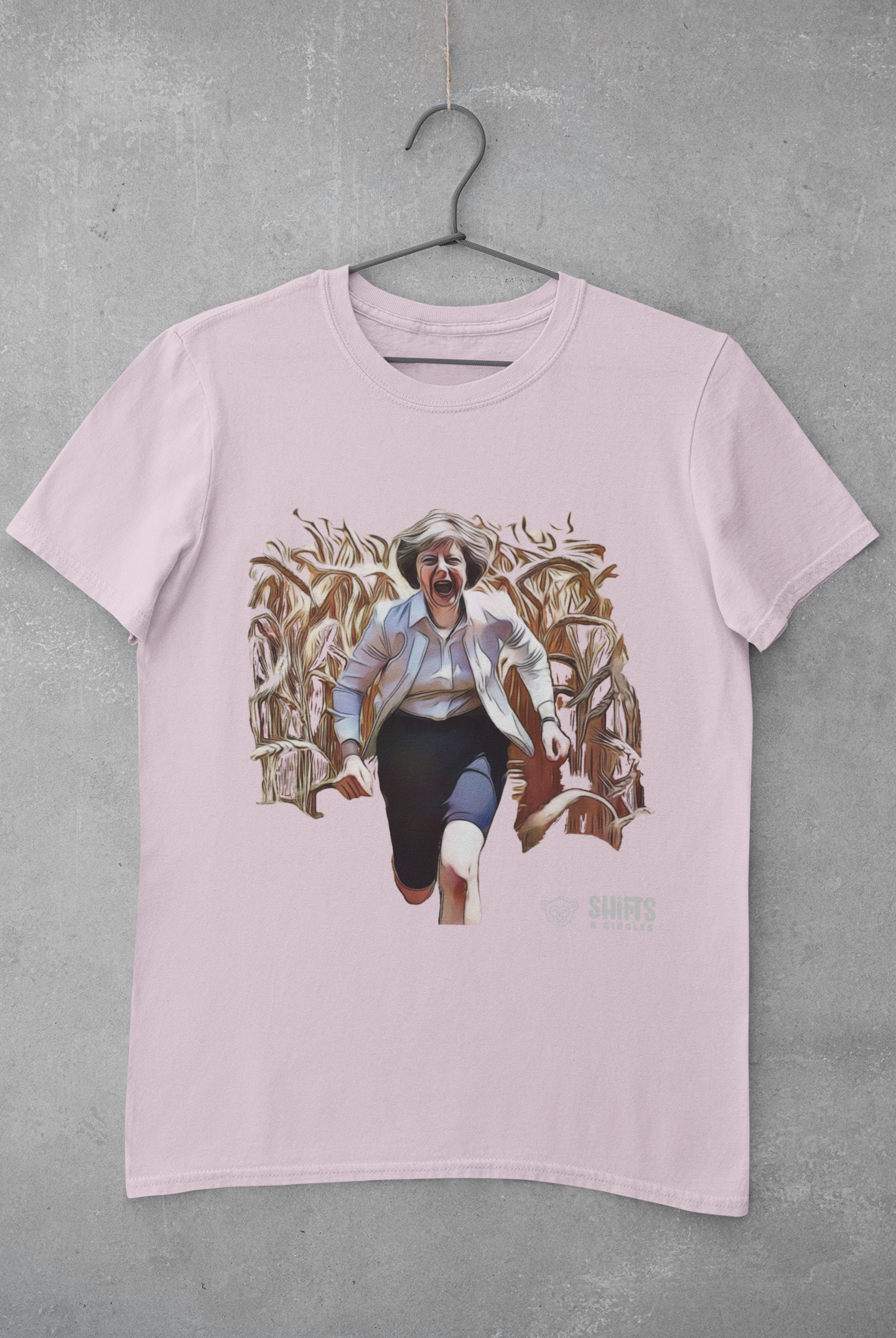 theresa may - fields of wheat t-shirt