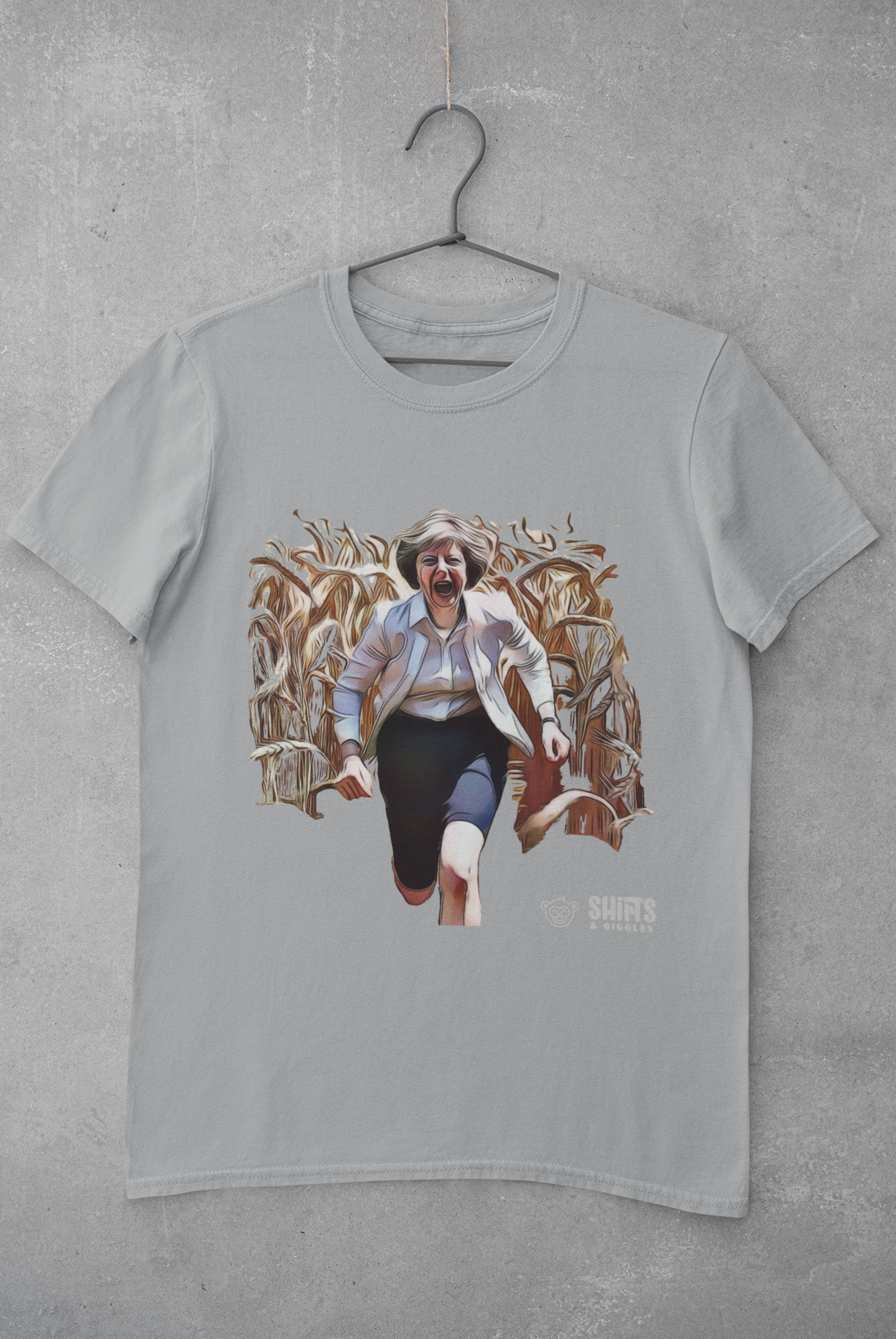 theresa may - fields of wheat t-shirt